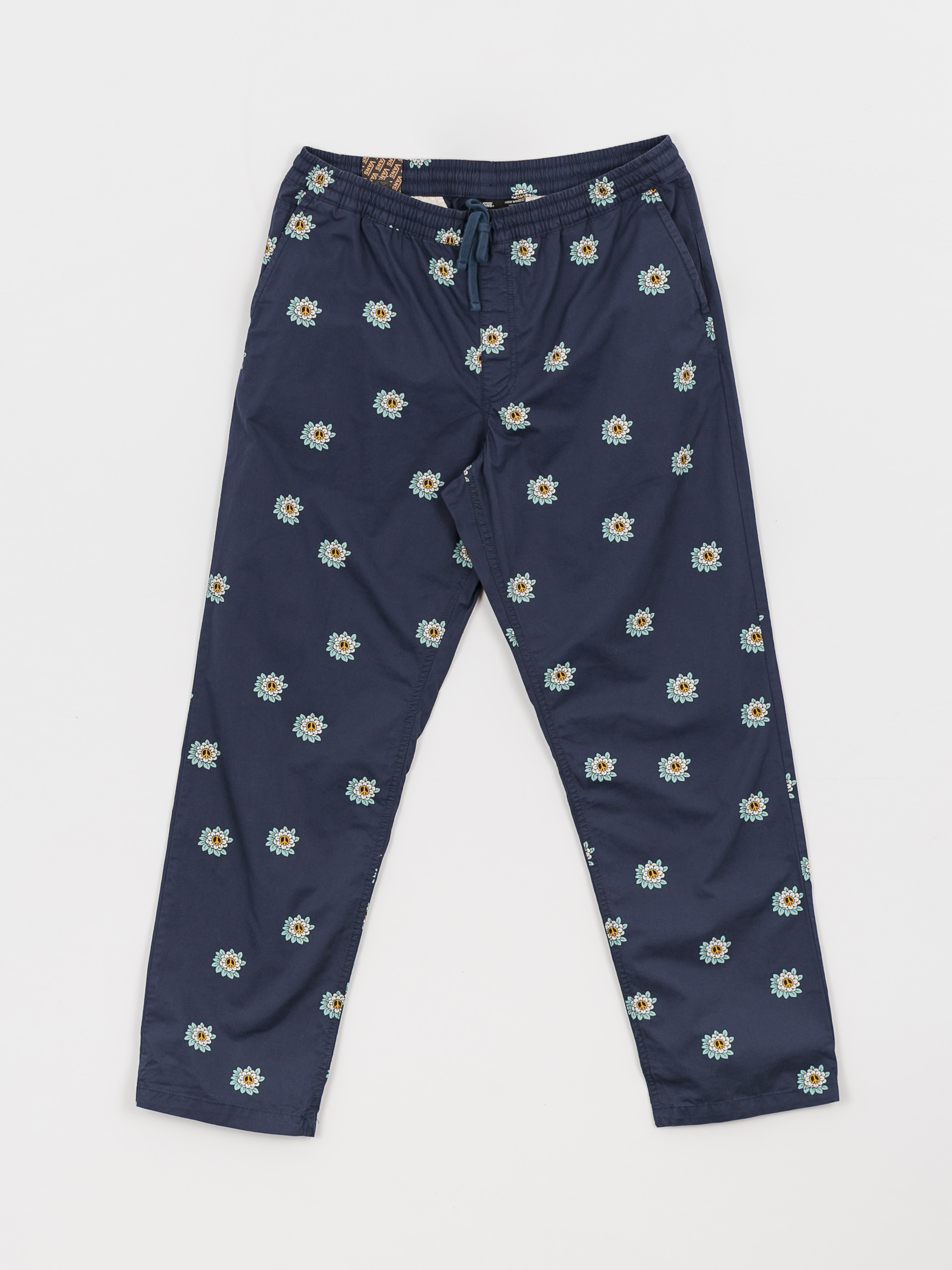 Spodnie Vans Range Loose Tapered Elastic Waist (dress blues/white)