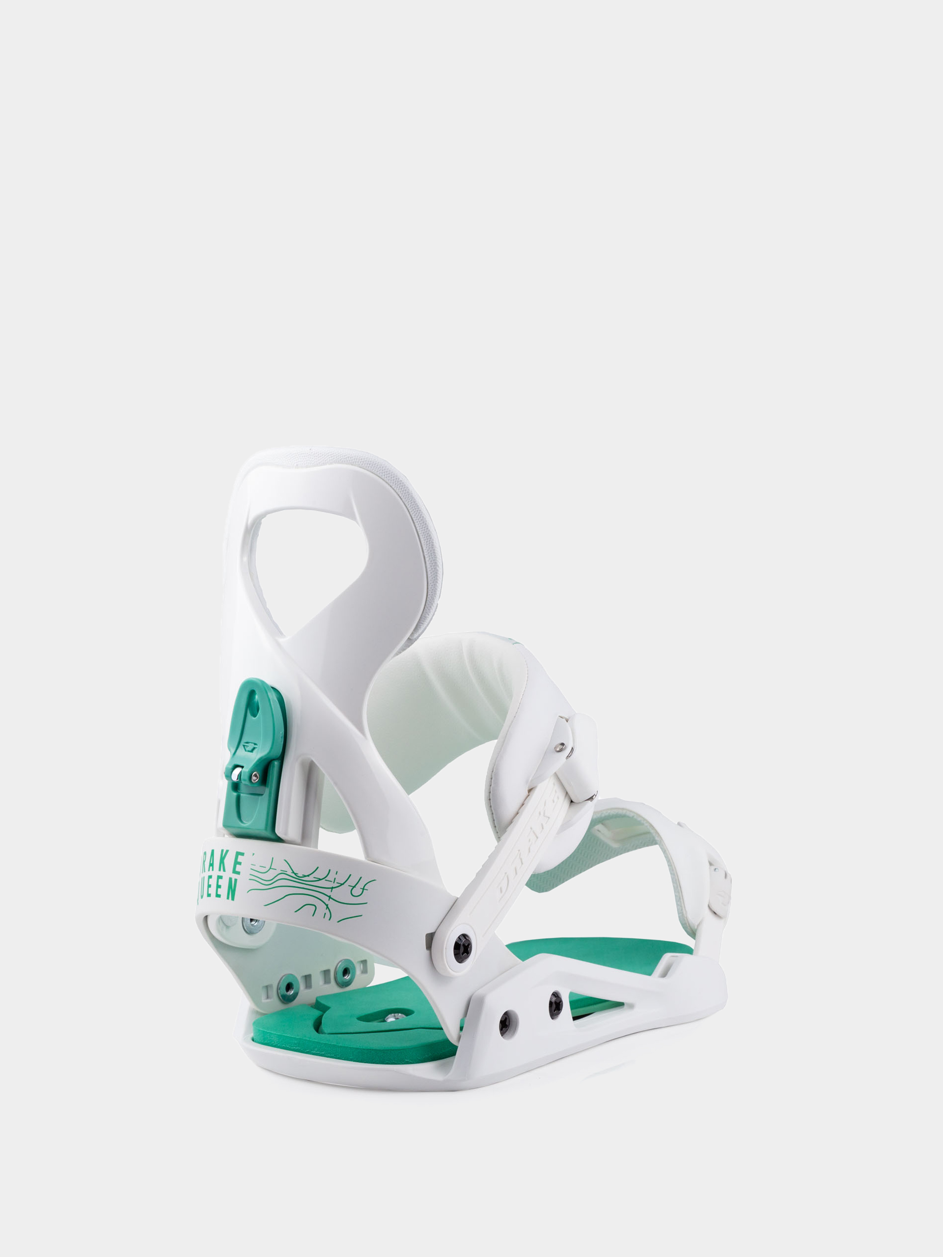 Damskie Wiązania snowboardowe Drake Queen (white)