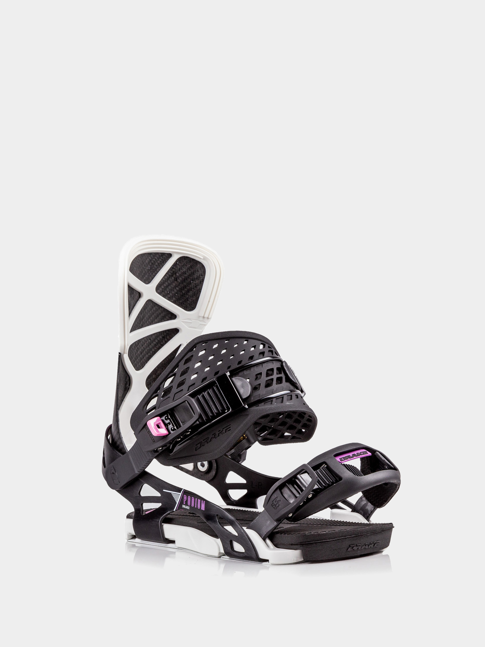 Męskie Wiązania snowboardowe Drake Podium Ff (black/white)