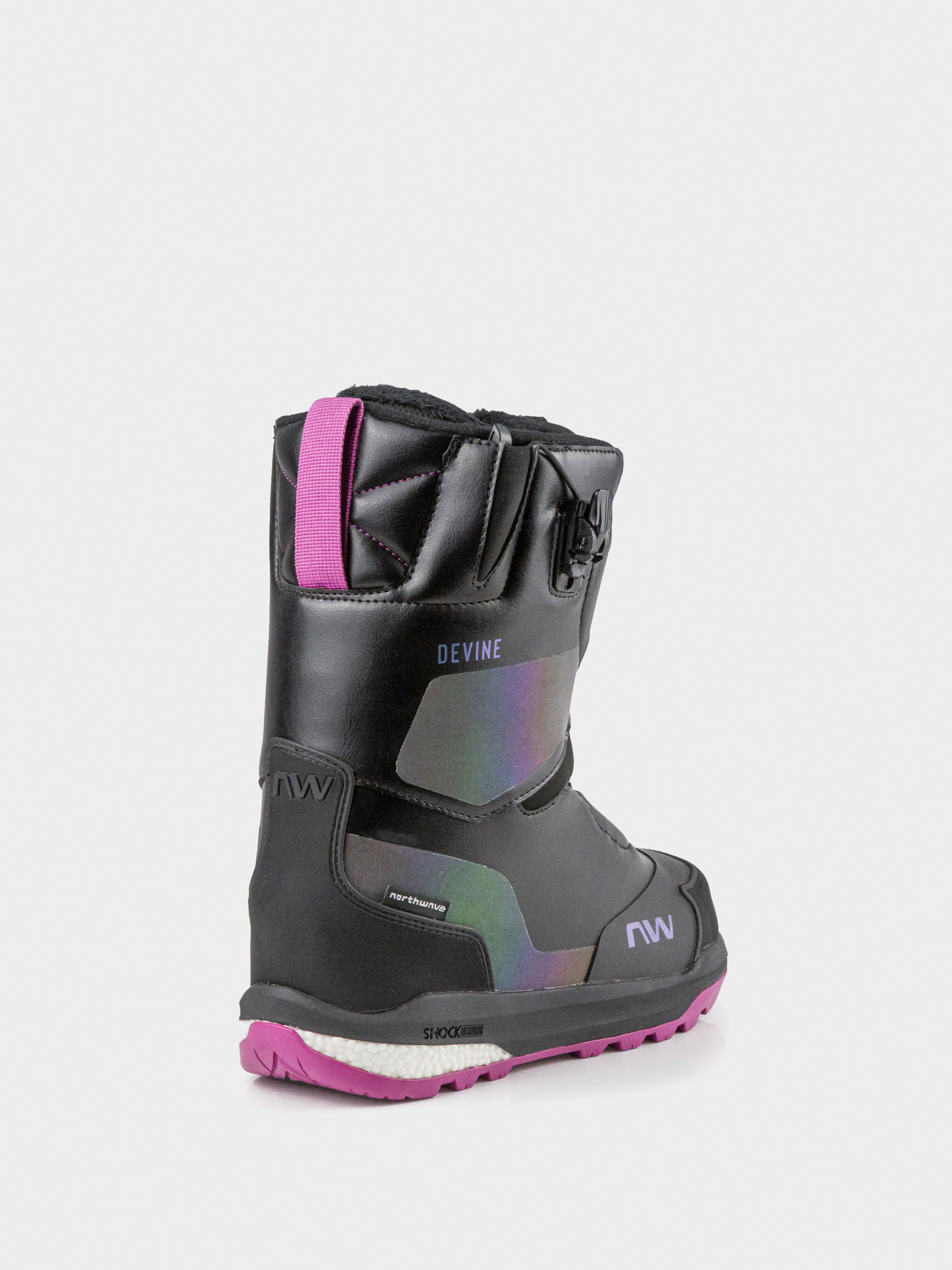 Damskie Buty snowboardowe Northwave Devine Hybrid (black/iridescent)