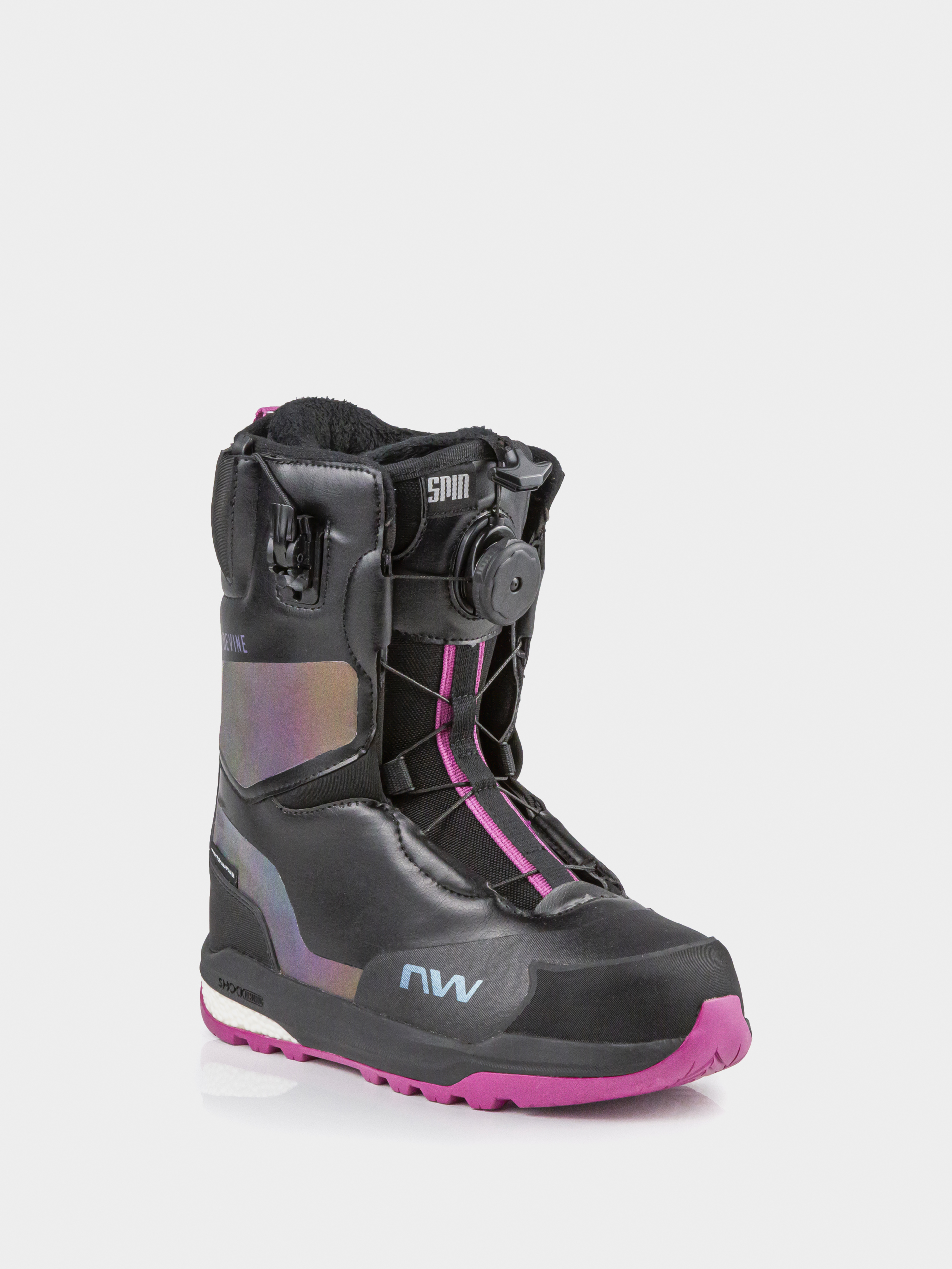 Damskie Buty snowboardowe Northwave Devine Hybrid (black/iridescent)