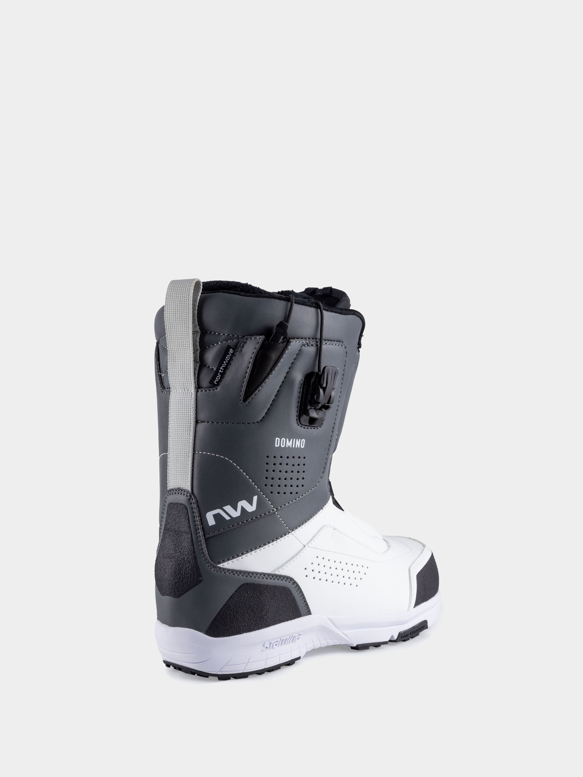 Damskie Buty snowboardowe Northwave Domino Hybrid (white/dark grey)