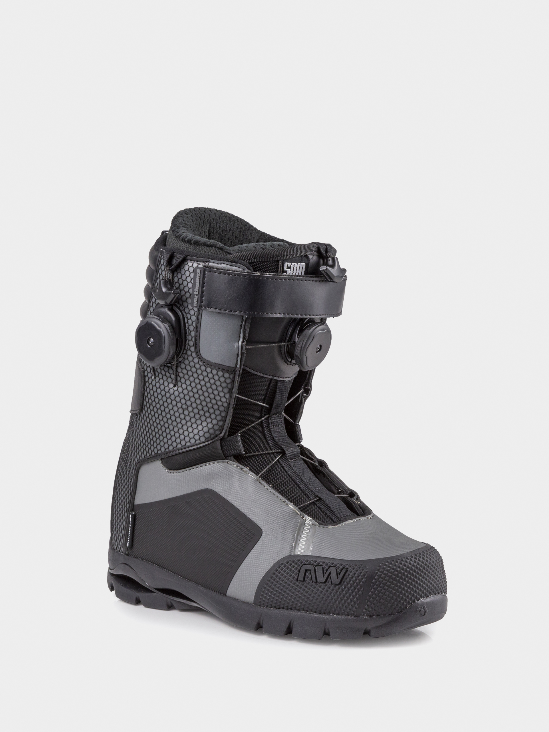 Męskie Buty snowboardowe Northwave Domain 2 Spin (black/dark grey)