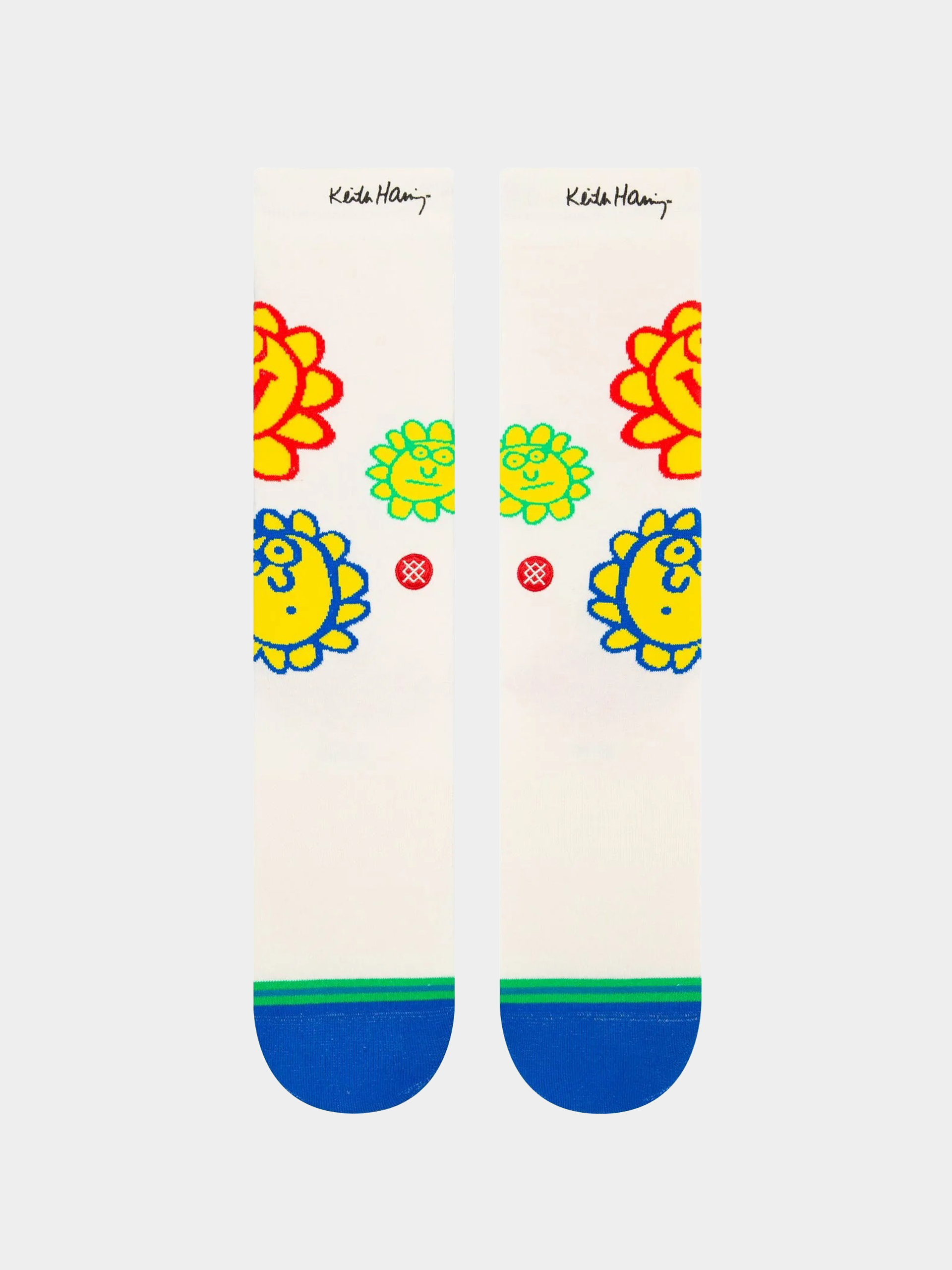 Skarpetki Stance Happy Fields (off white)