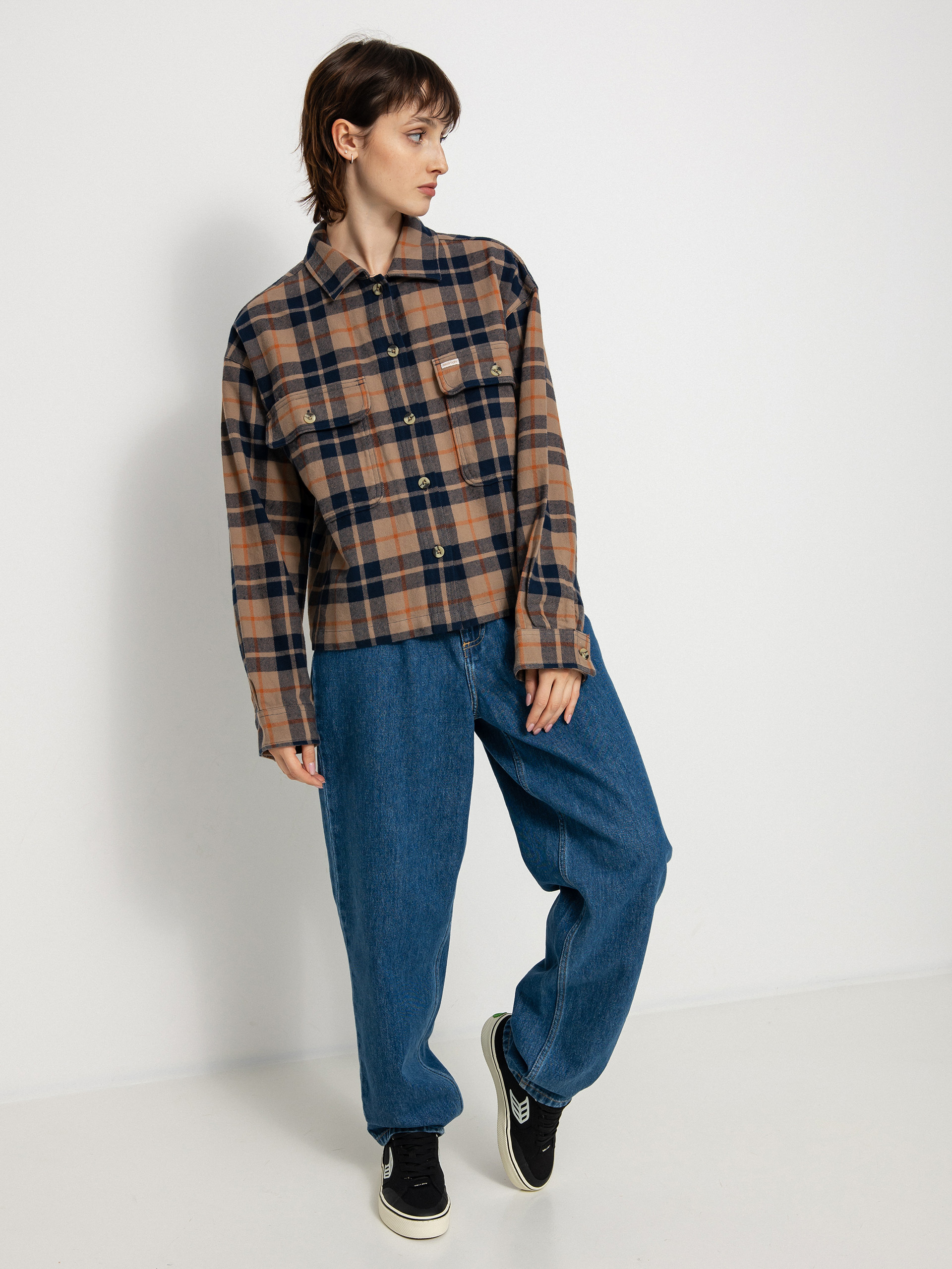 Koszula Brixton Bowery Flannel Ls Wmn (pine bark)
