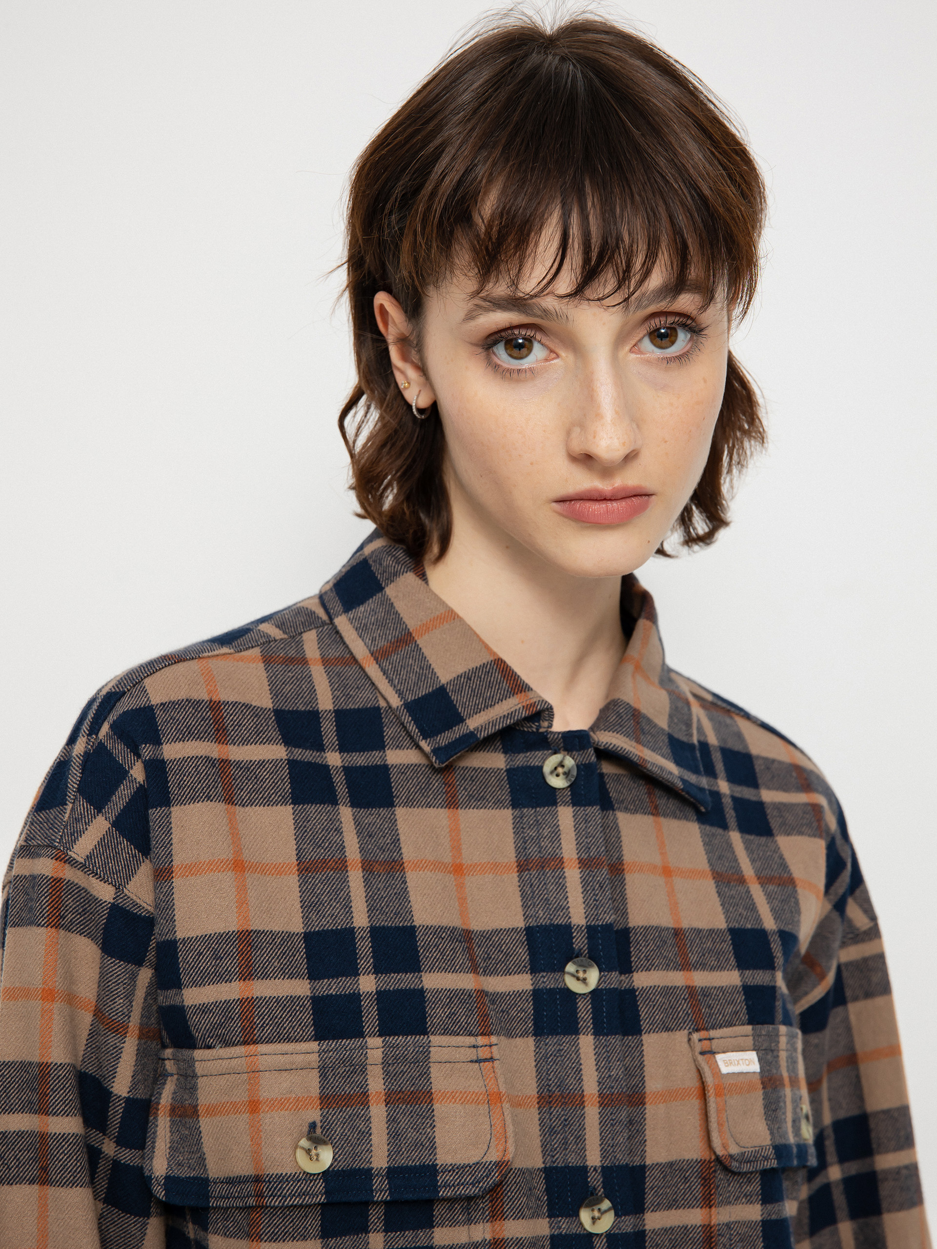Koszula Brixton Bowery Flannel Ls Wmn (pine bark)