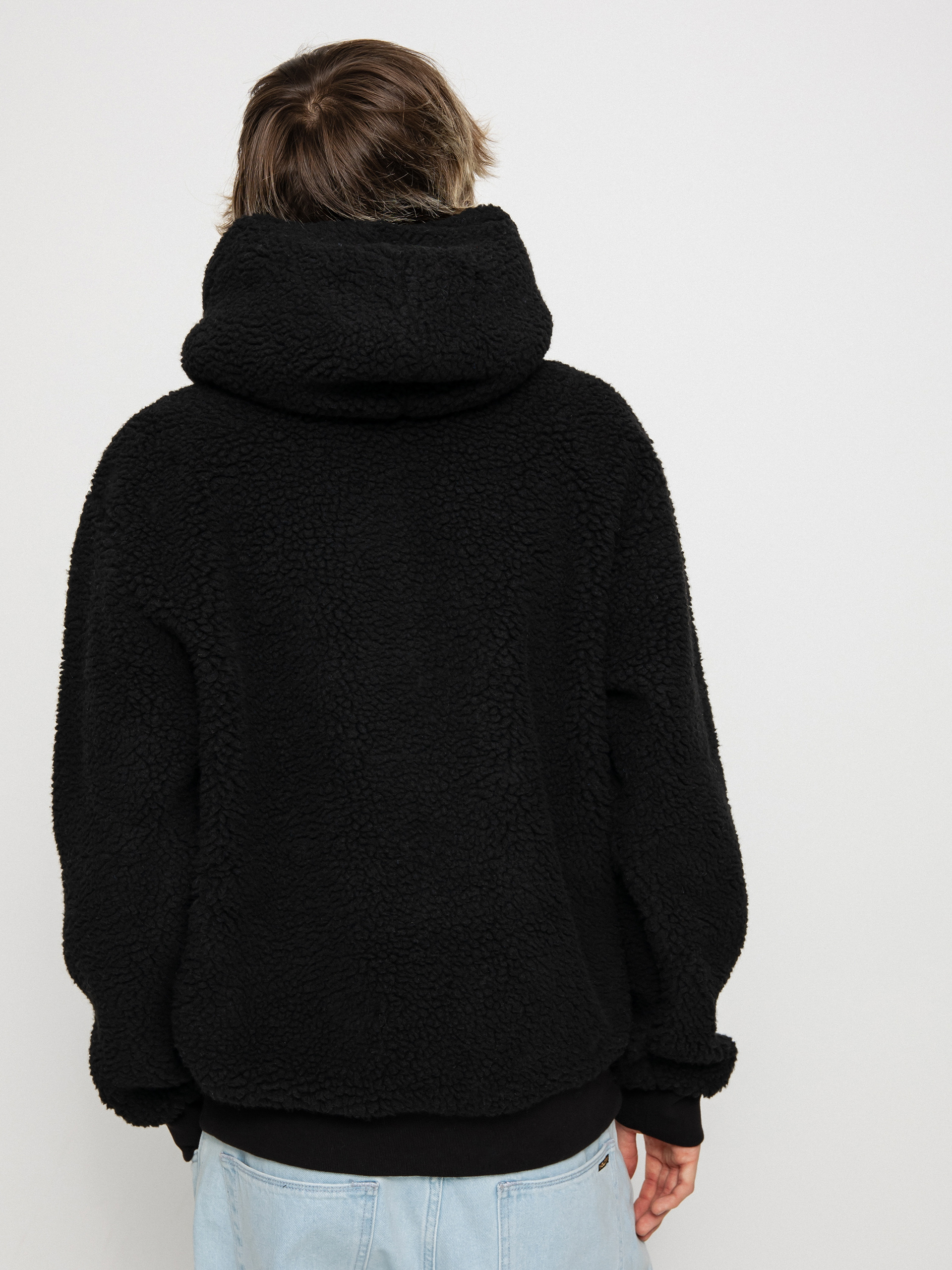 Męski Polar Champion Hooded Half Zip Top 218092 (nbk)