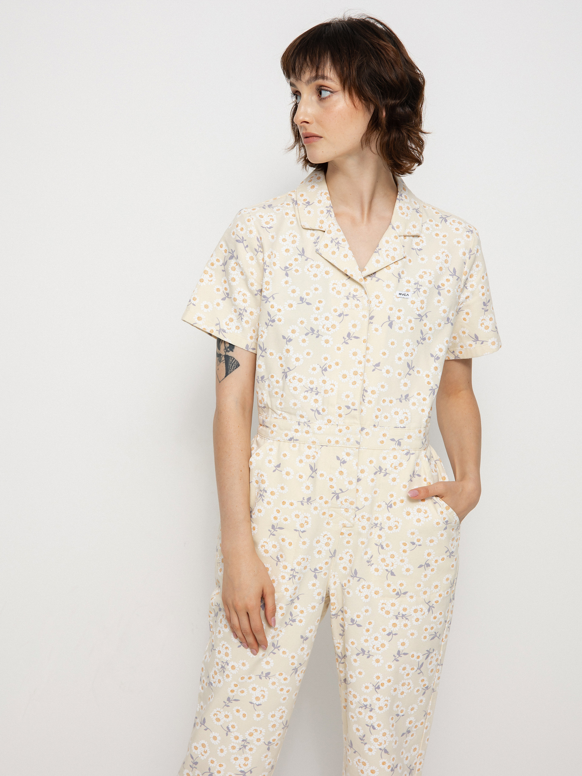 Damski Kombinezon RVCA Nightshift Jumpsuit (afterglow)