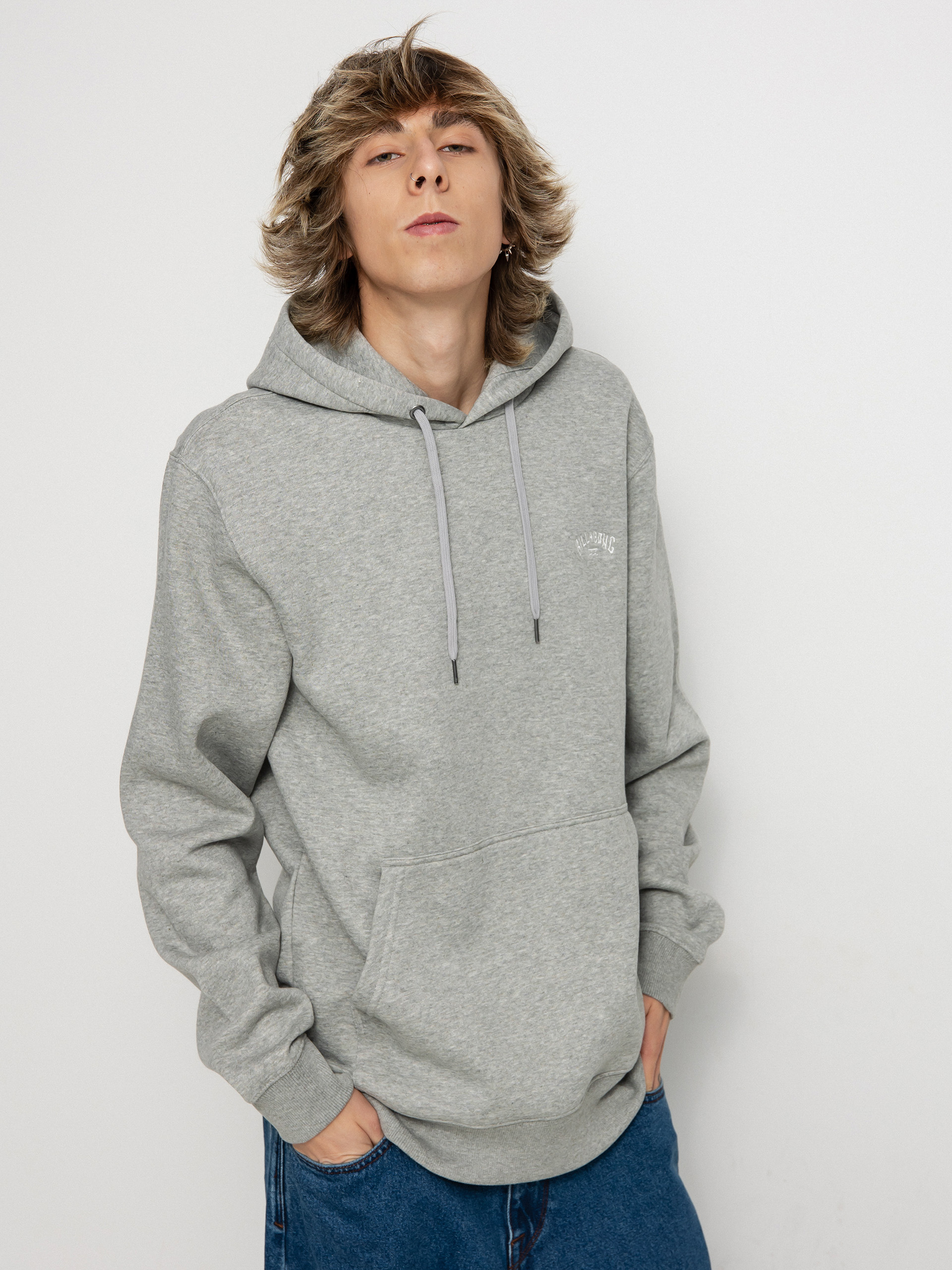 Bluza z kapturem Billabong Arch HD (grey heather)