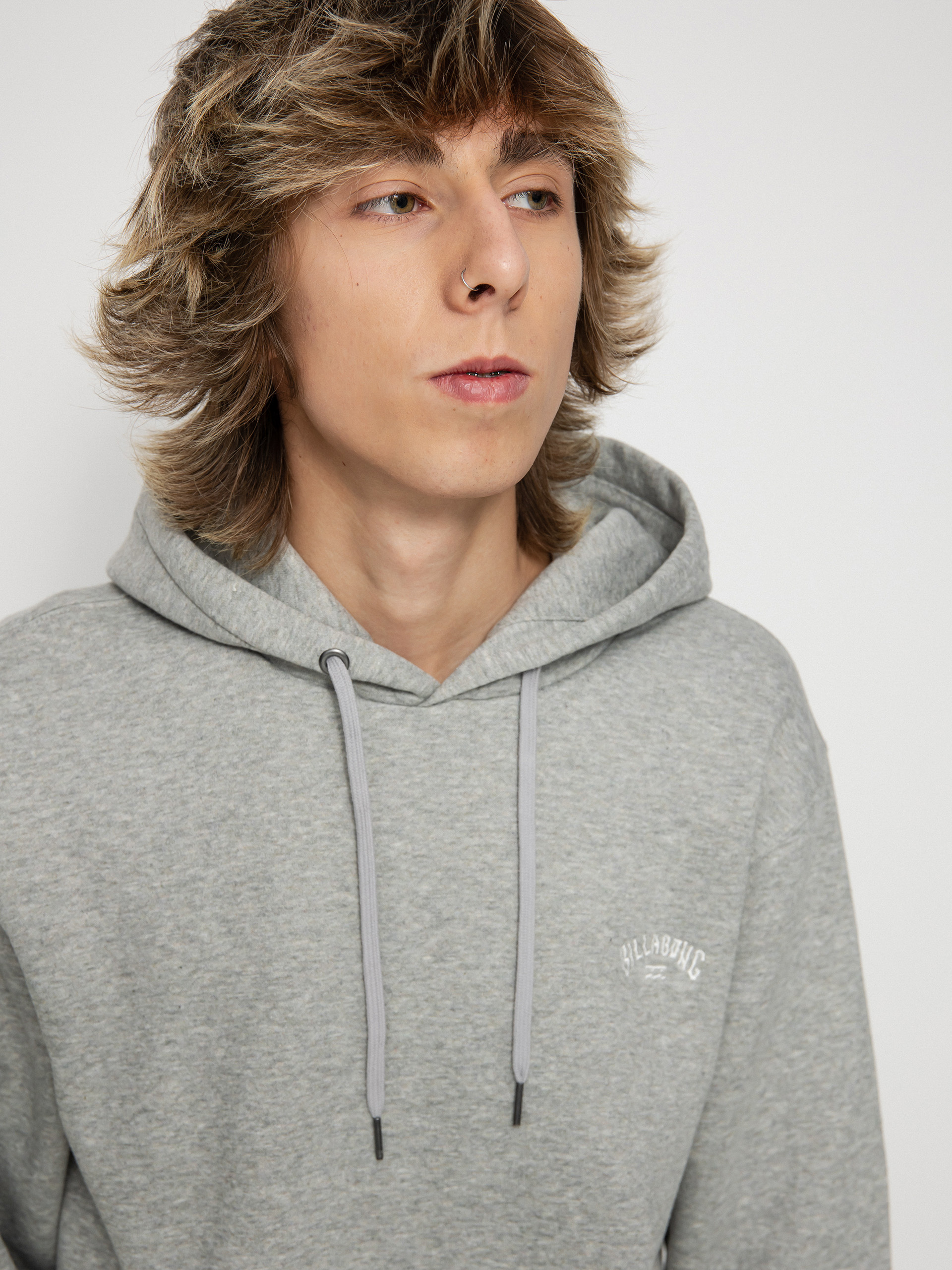 Bluza z kapturem Billabong Arch HD (grey heather)