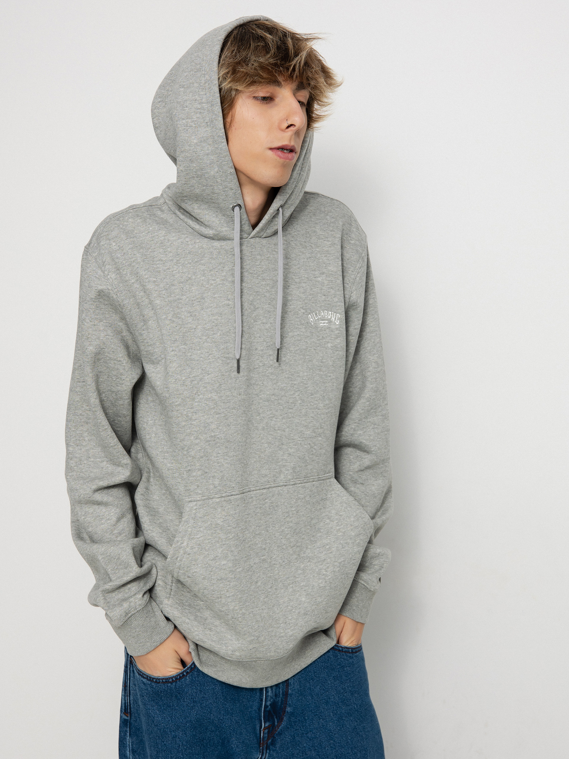 Bluza z kapturem Billabong Arch HD (grey heather)