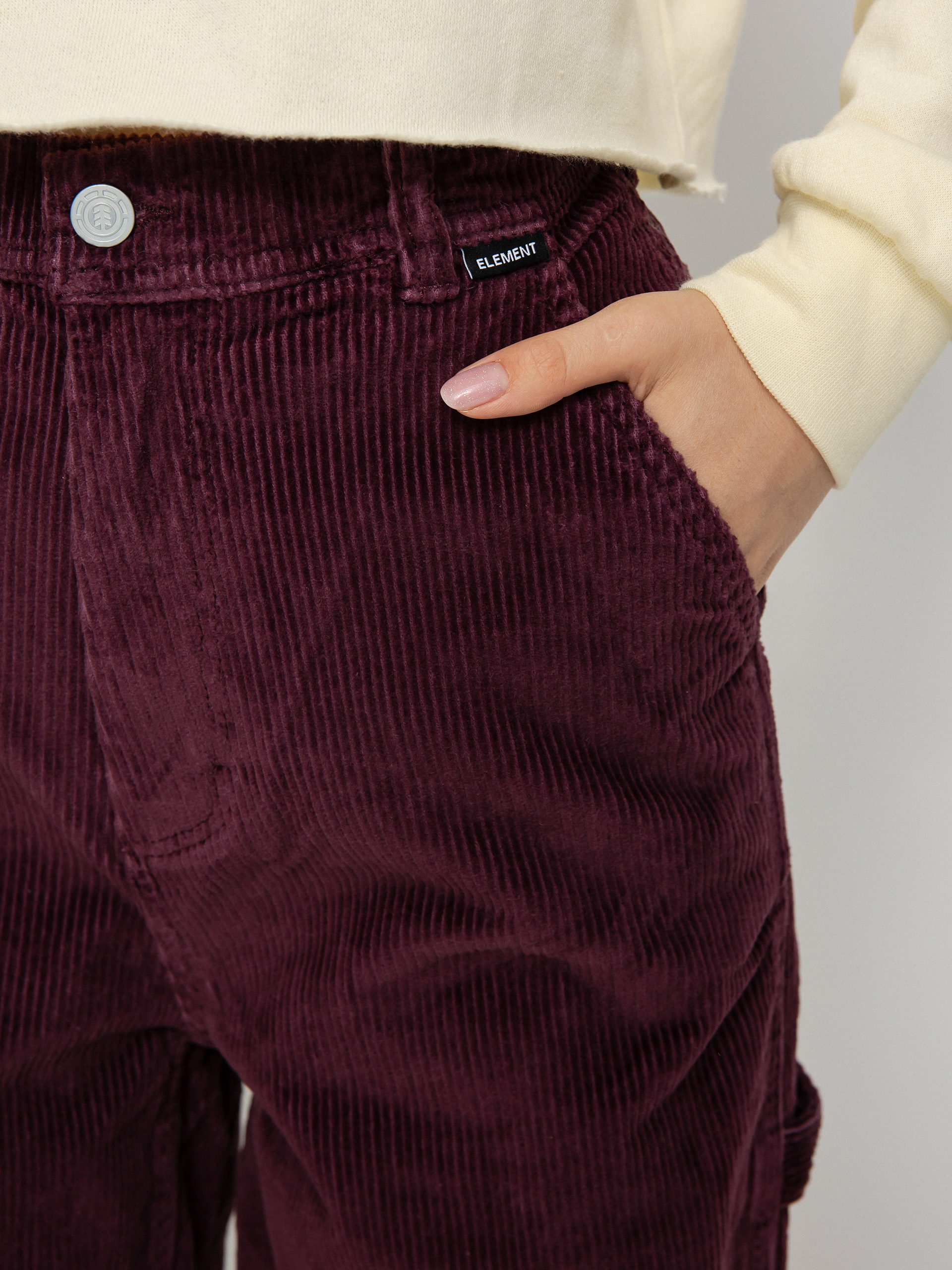 Spodnie Element Utility Cord Wmn (winetasting)