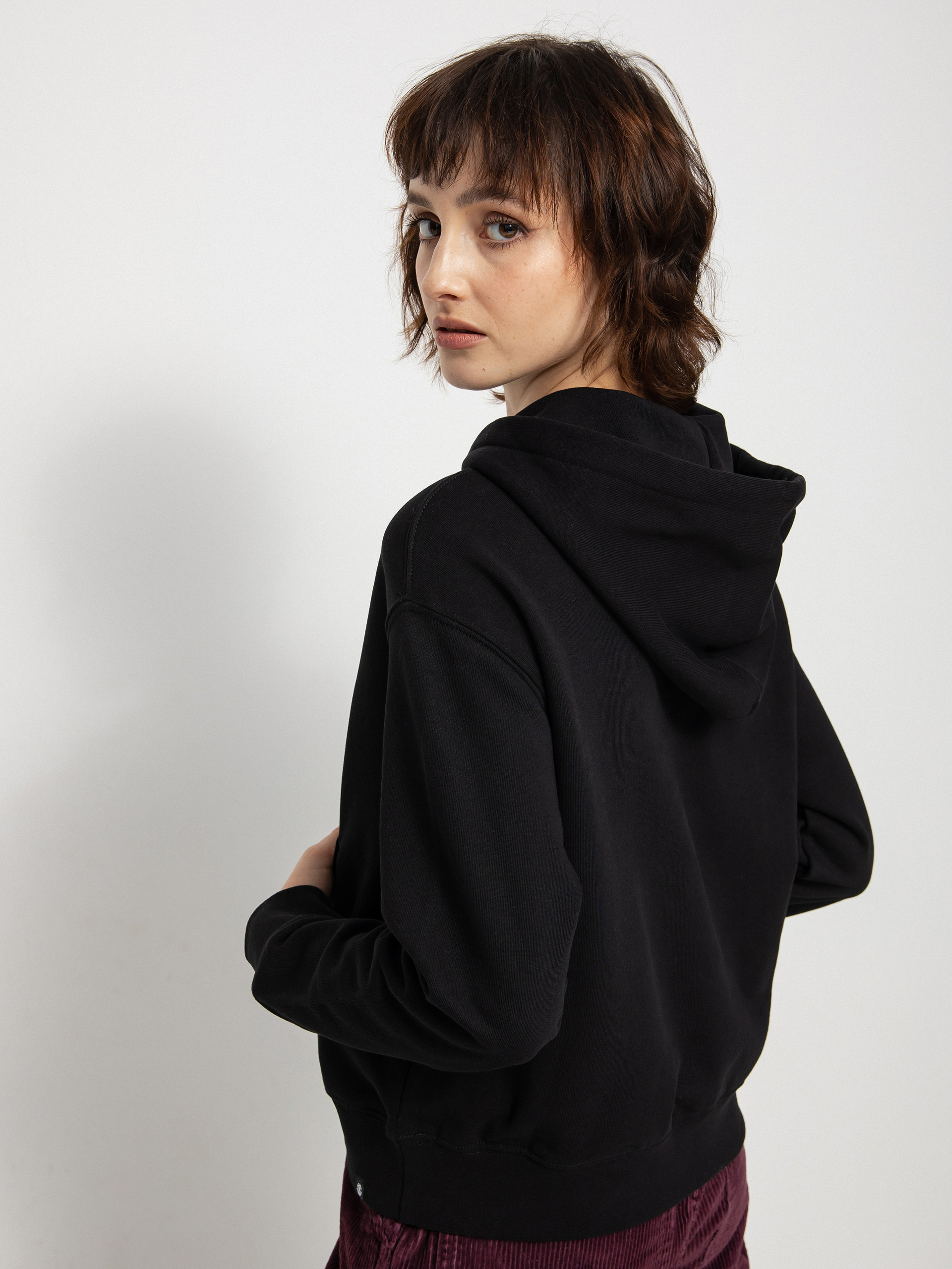 Bluza z kapturem Element Logo HD Wmn (flint black)