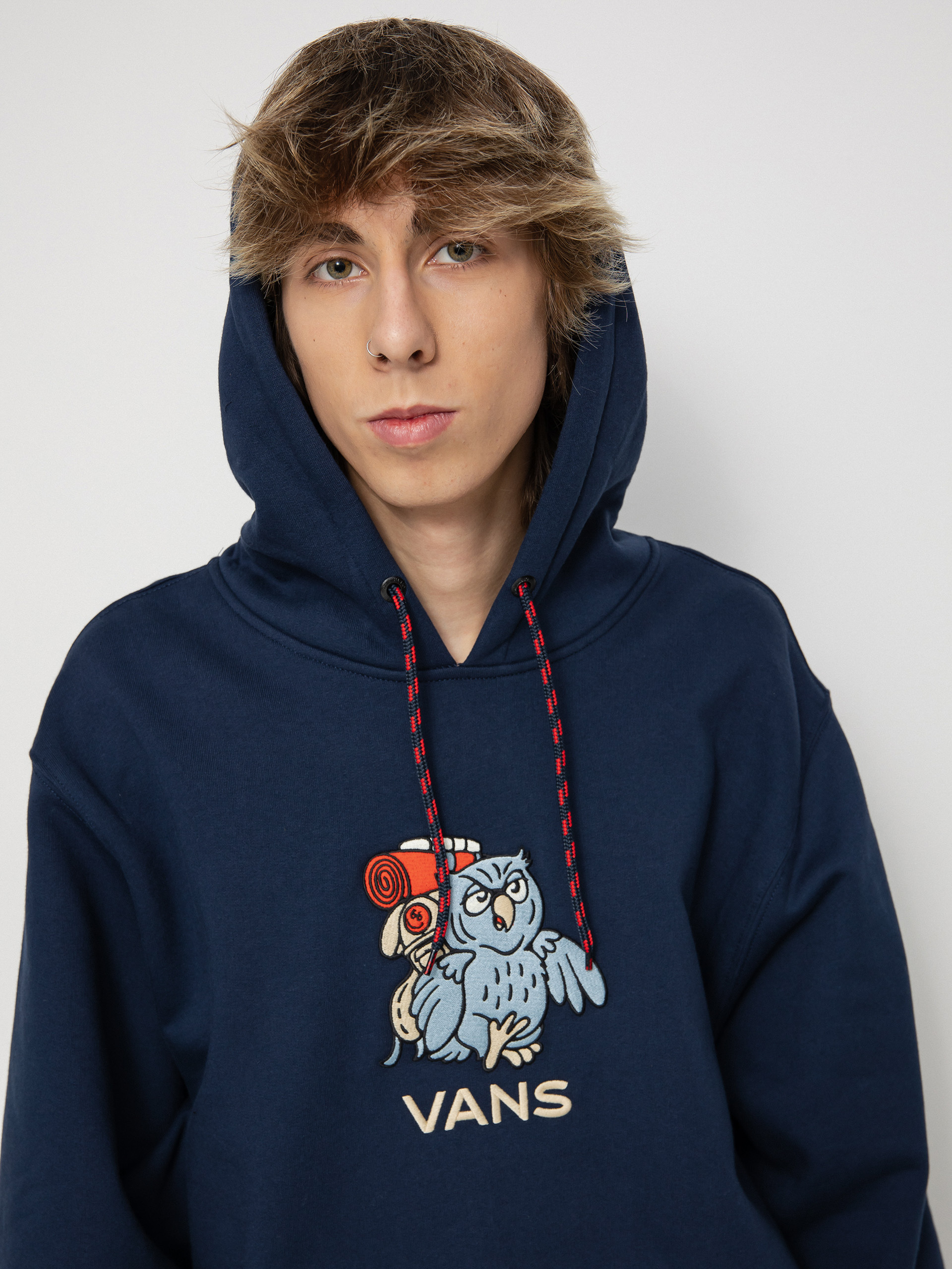 Bluza z kapturem Vans Outdoor Club II HD (dress blues)