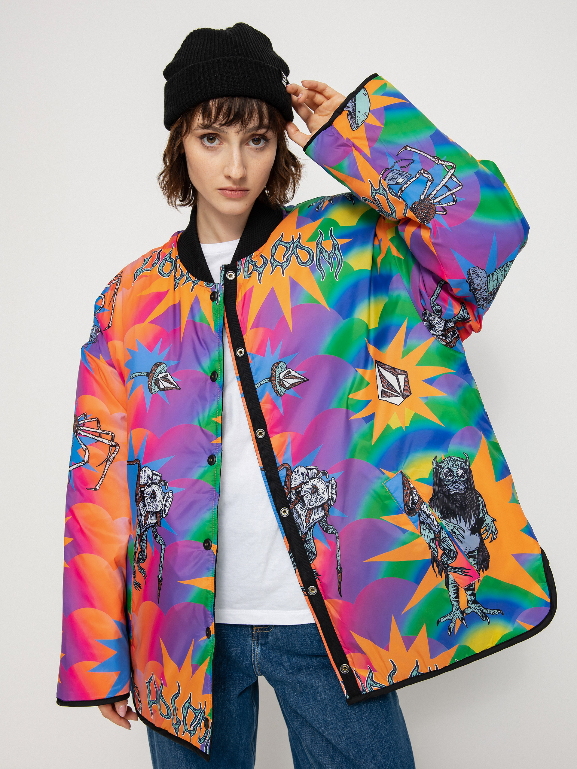 Kurtka Volcom Chrissie Abbott x French Wmn (black)