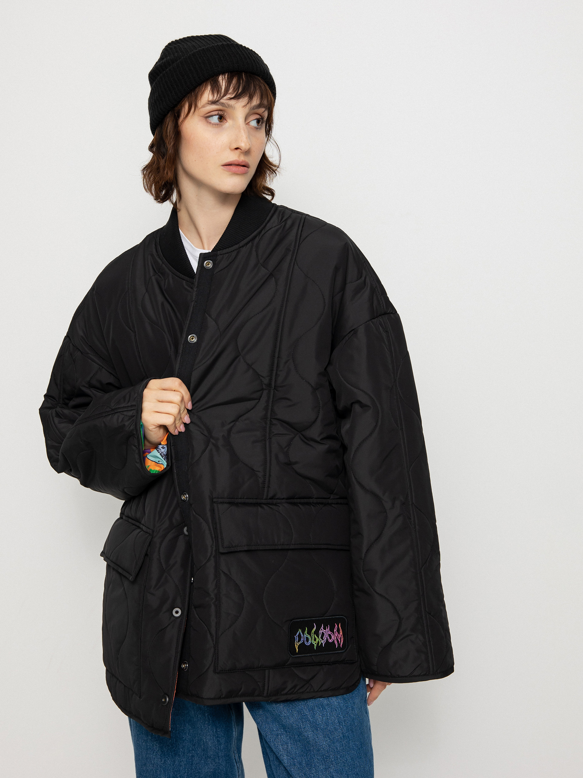 Kurtka Volcom Chrissie Abbott x French Wmn (black)