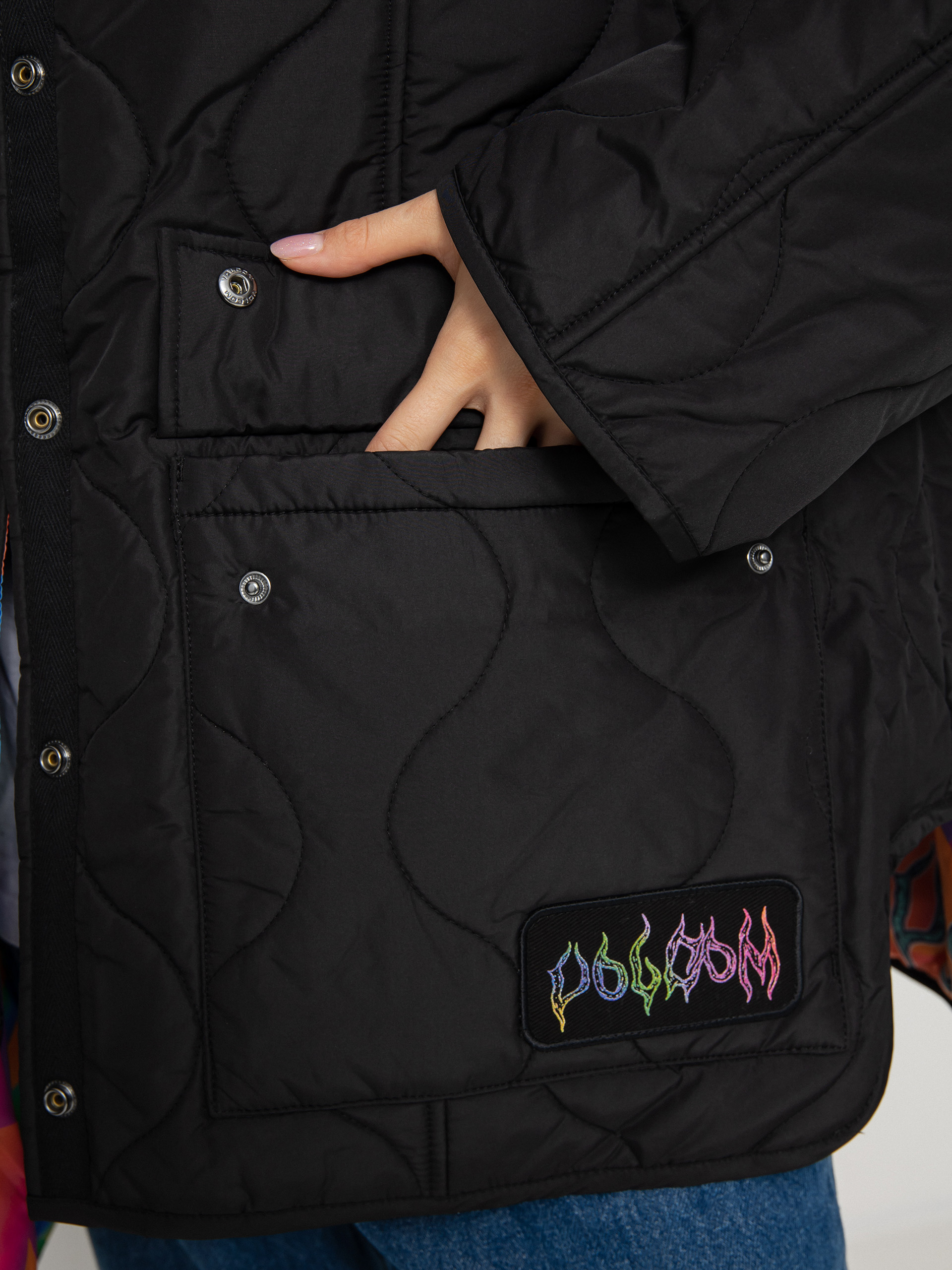 Kurtka Volcom Chrissie Abbott x French Wmn (black)
