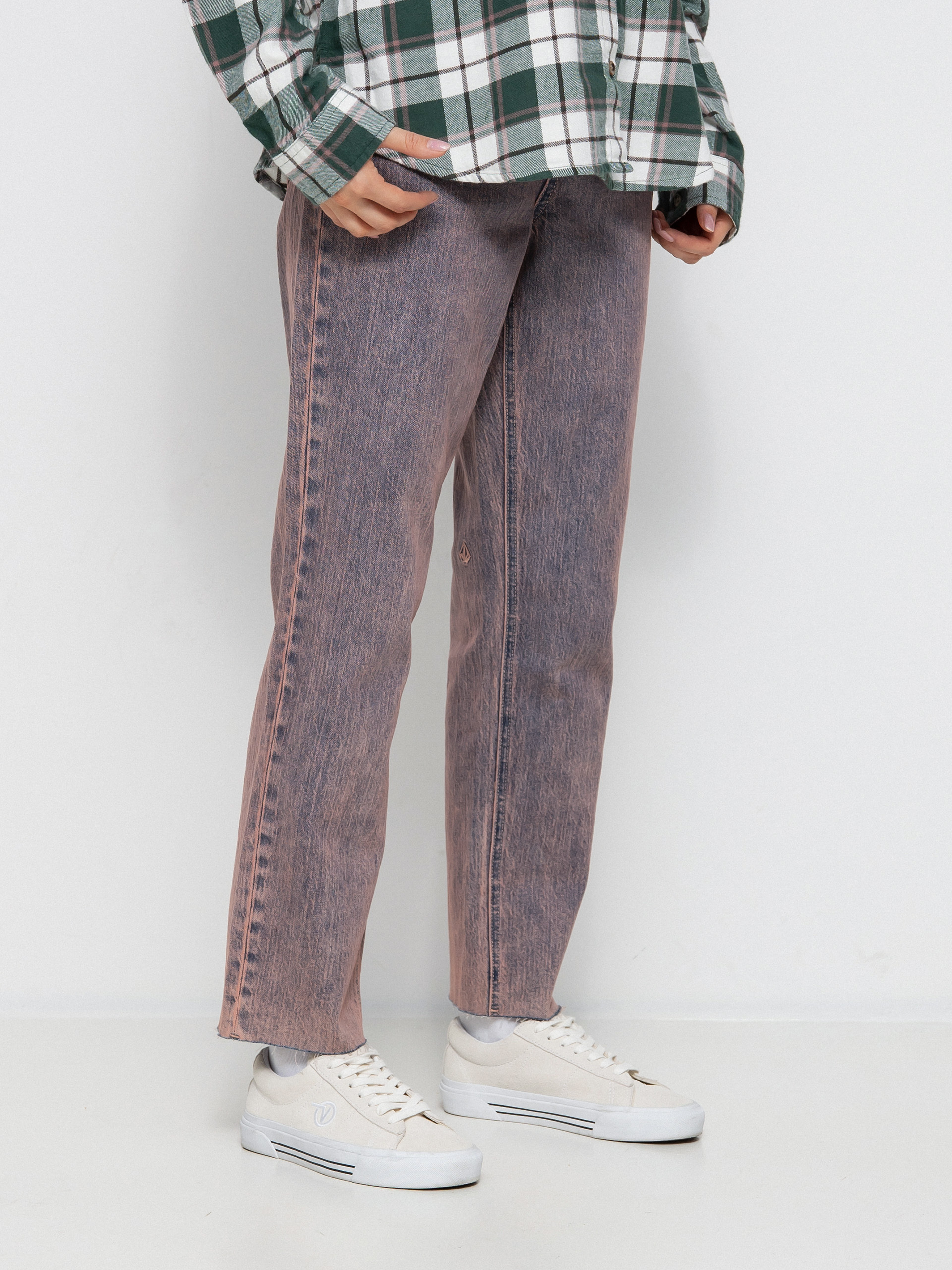 Spodnie Volcom Stoned Straight Wmn (coral haze)