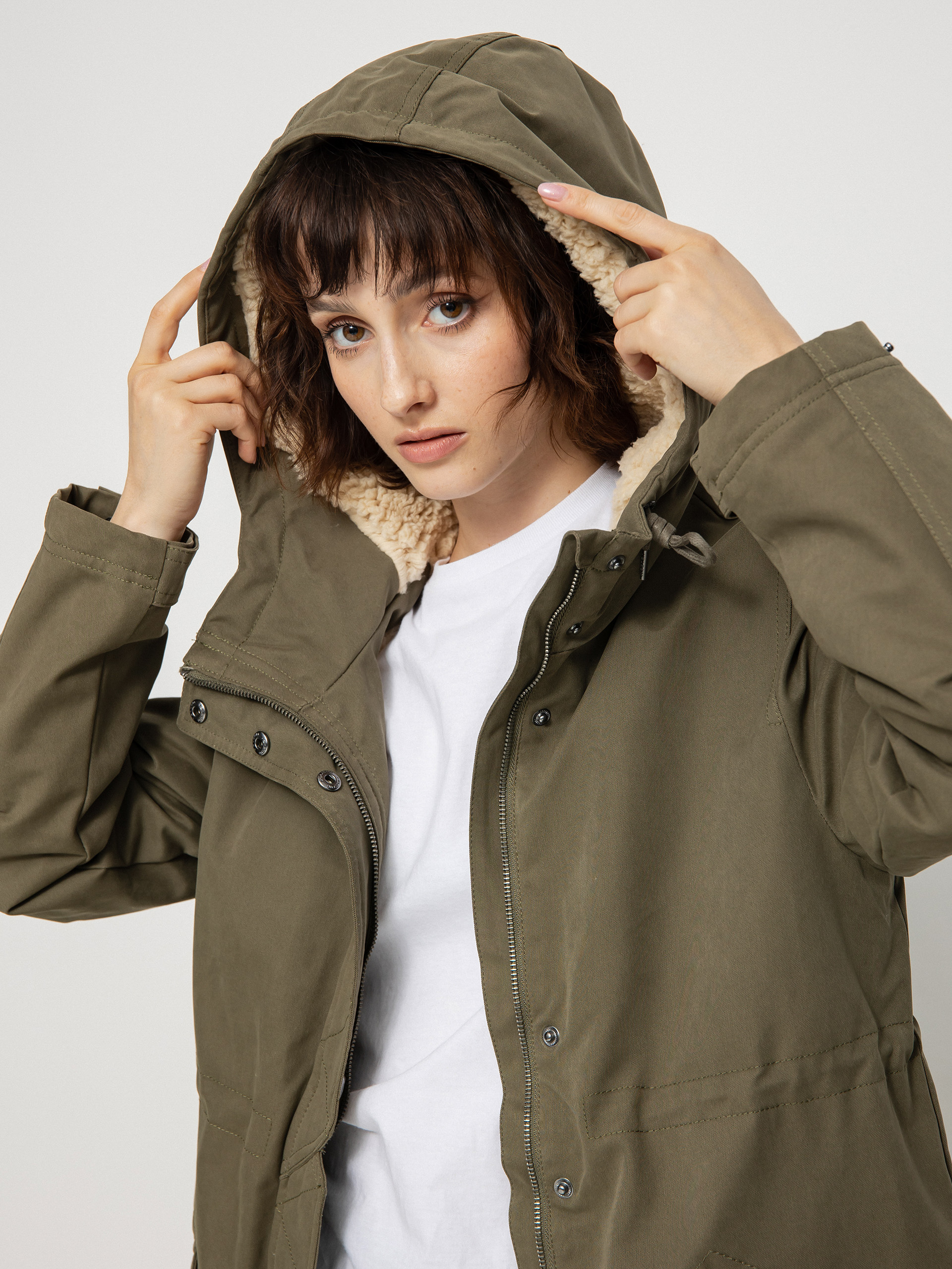 Kurtka Volcom Less Is More 5K Parka Wmn (wintermoss)