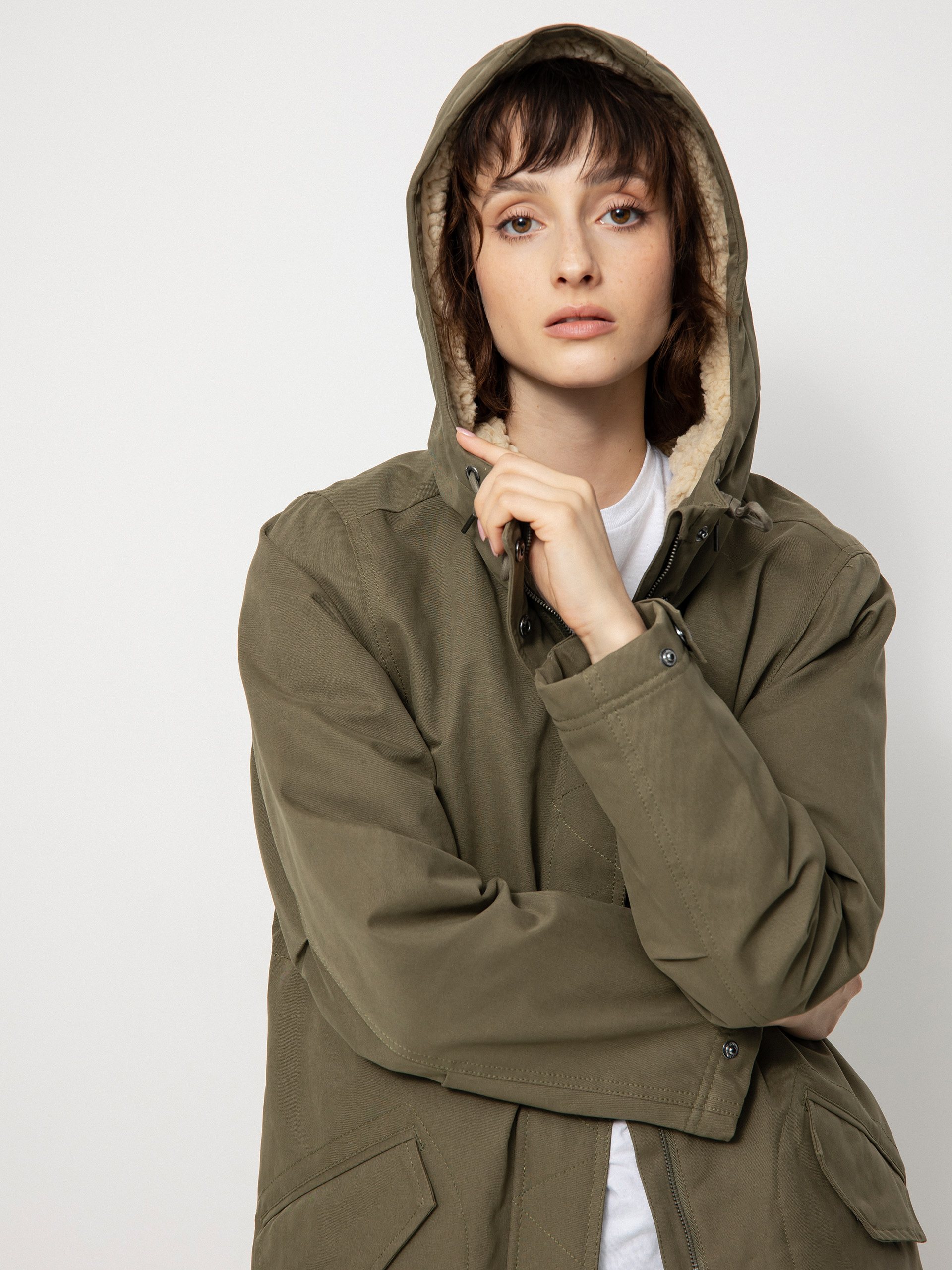 Kurtka Volcom Less Is More 5K Parka Wmn (wintermoss)