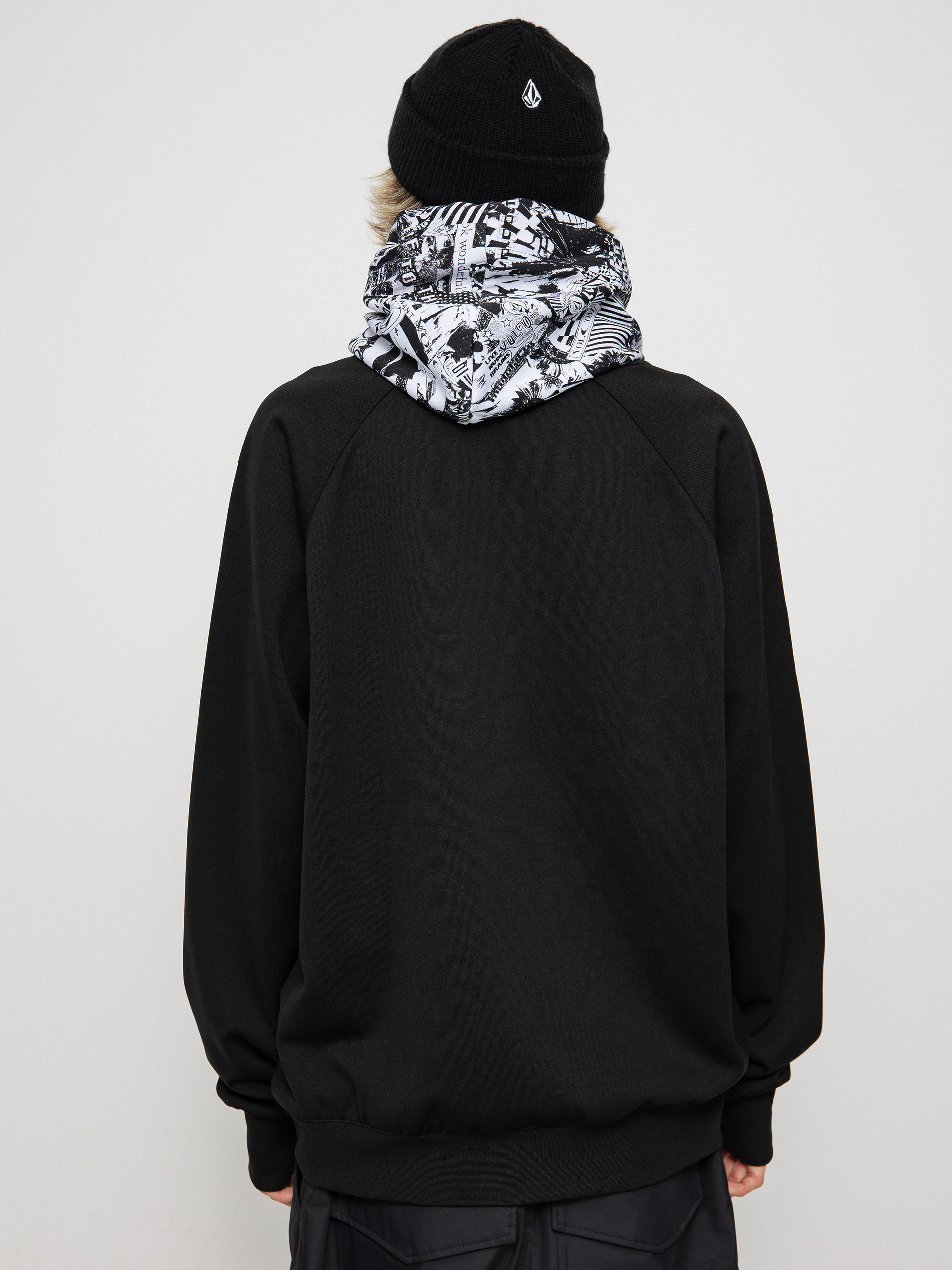Męska Bluza aktywna Volcom Hydro Riding HD (black white)