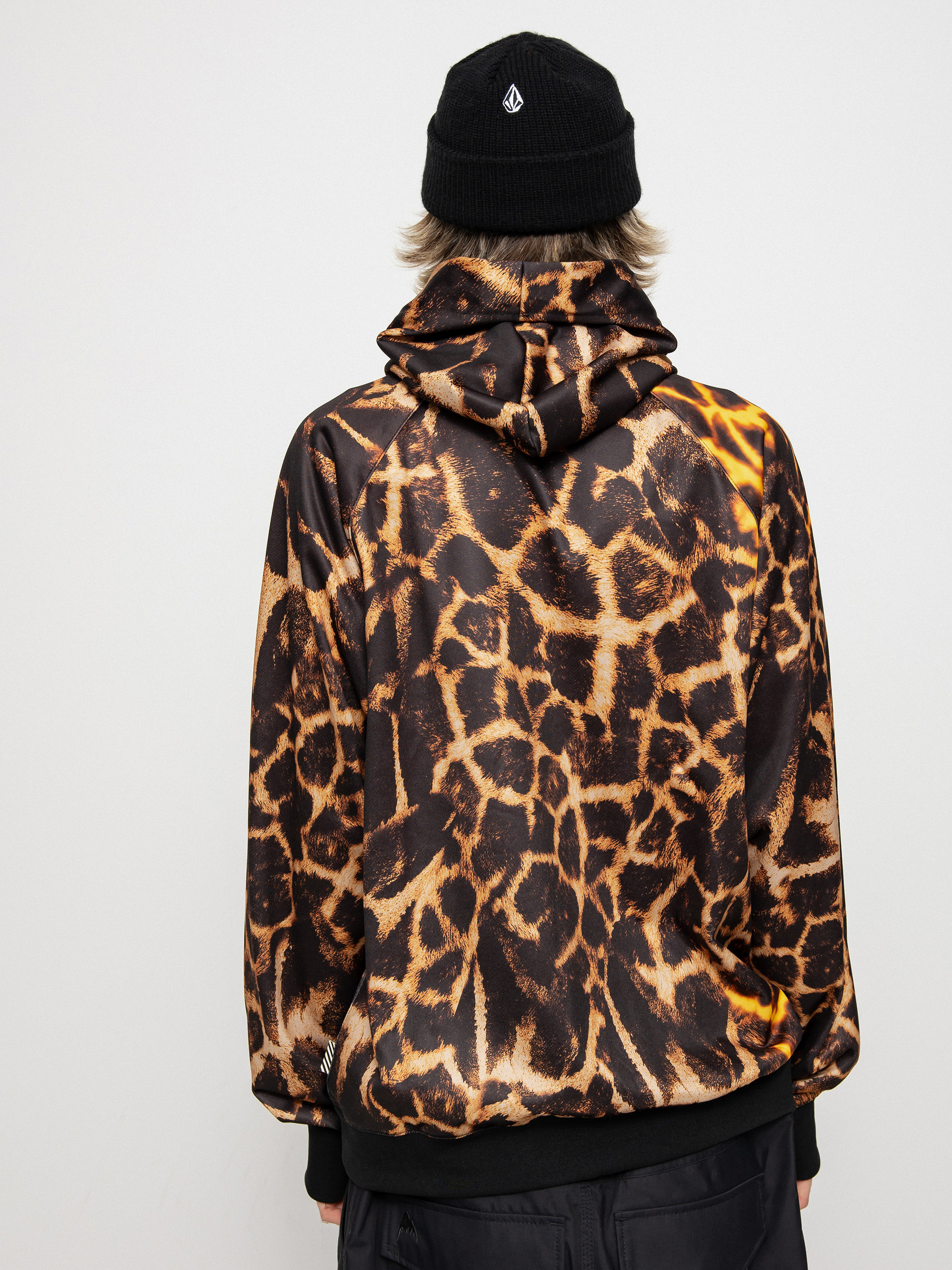 Bluza z kapturem Volcom Hydro Riding HD (gold giraffe)