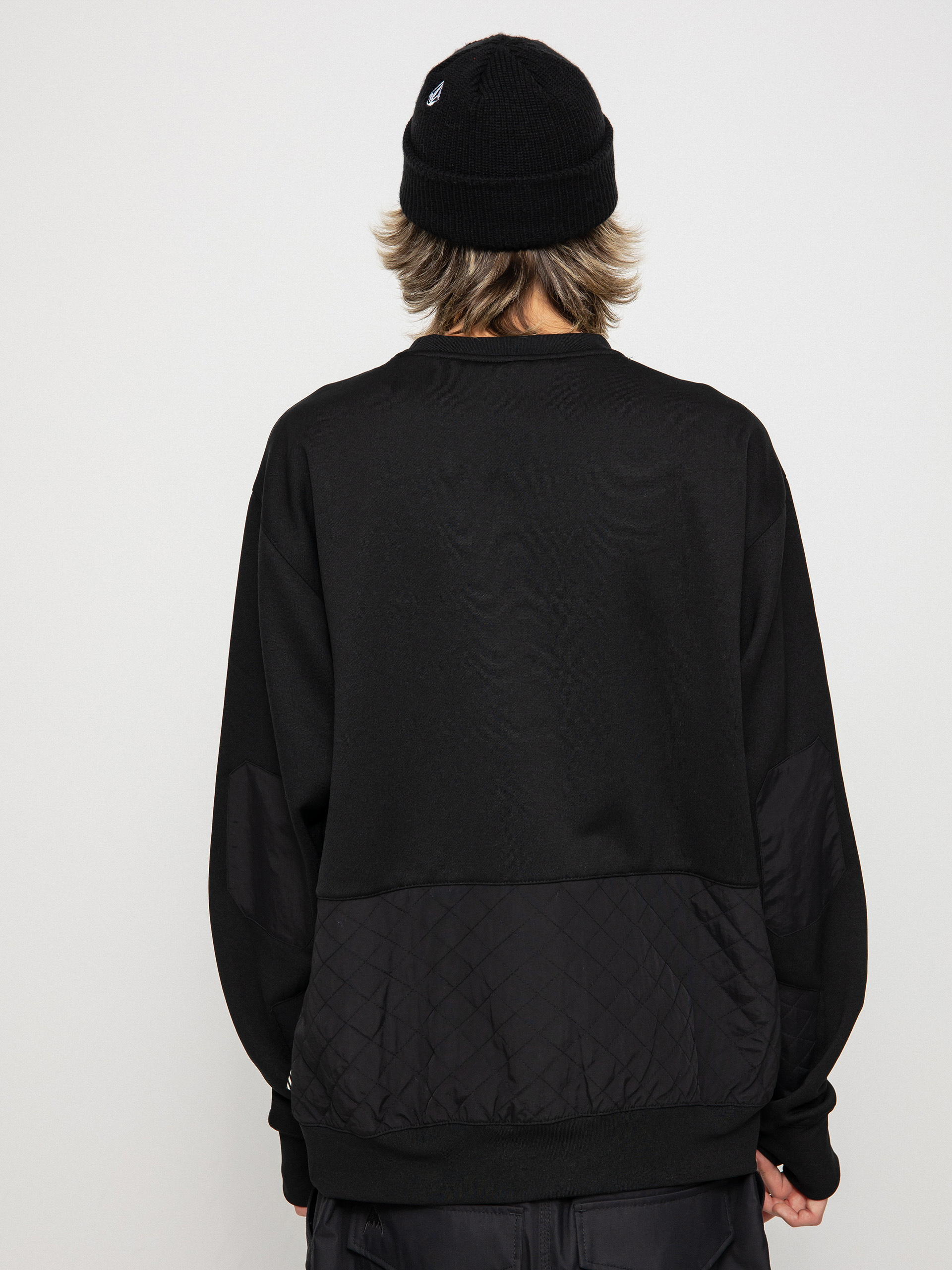 Męska Bluza aktywna Volcom Let It Storm Crew (black)