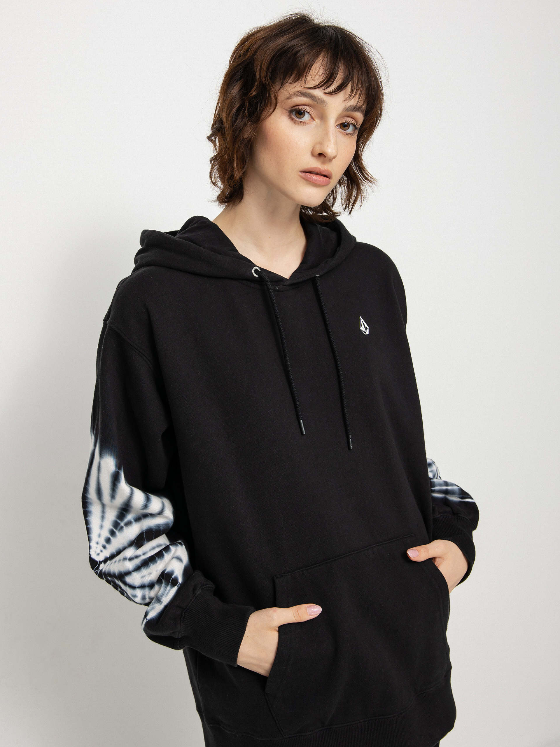 Bluza z kapturem Volcom Costus HD Wmn (black)
