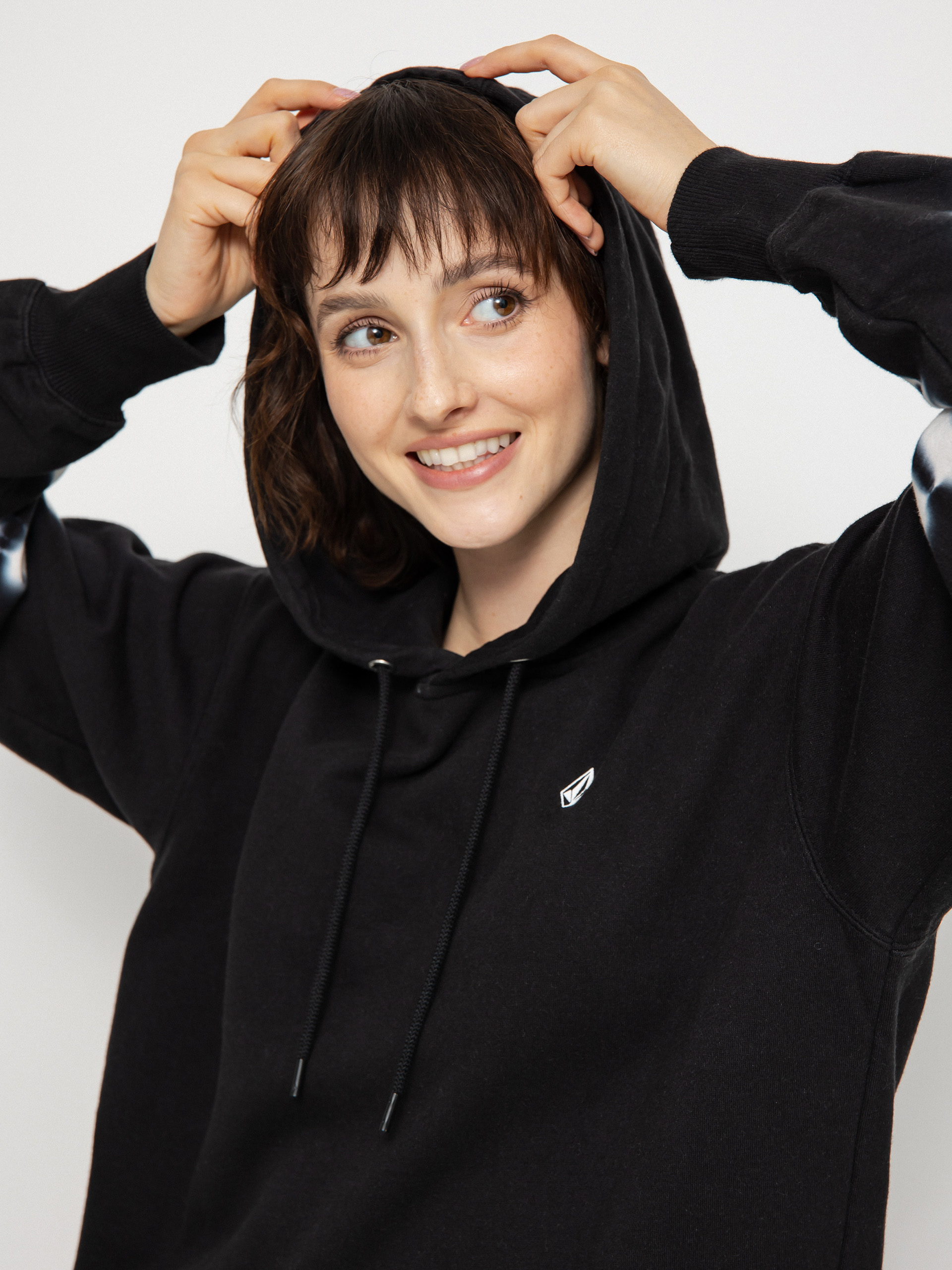 Bluza z kapturem Volcom Costus HD Wmn (black)