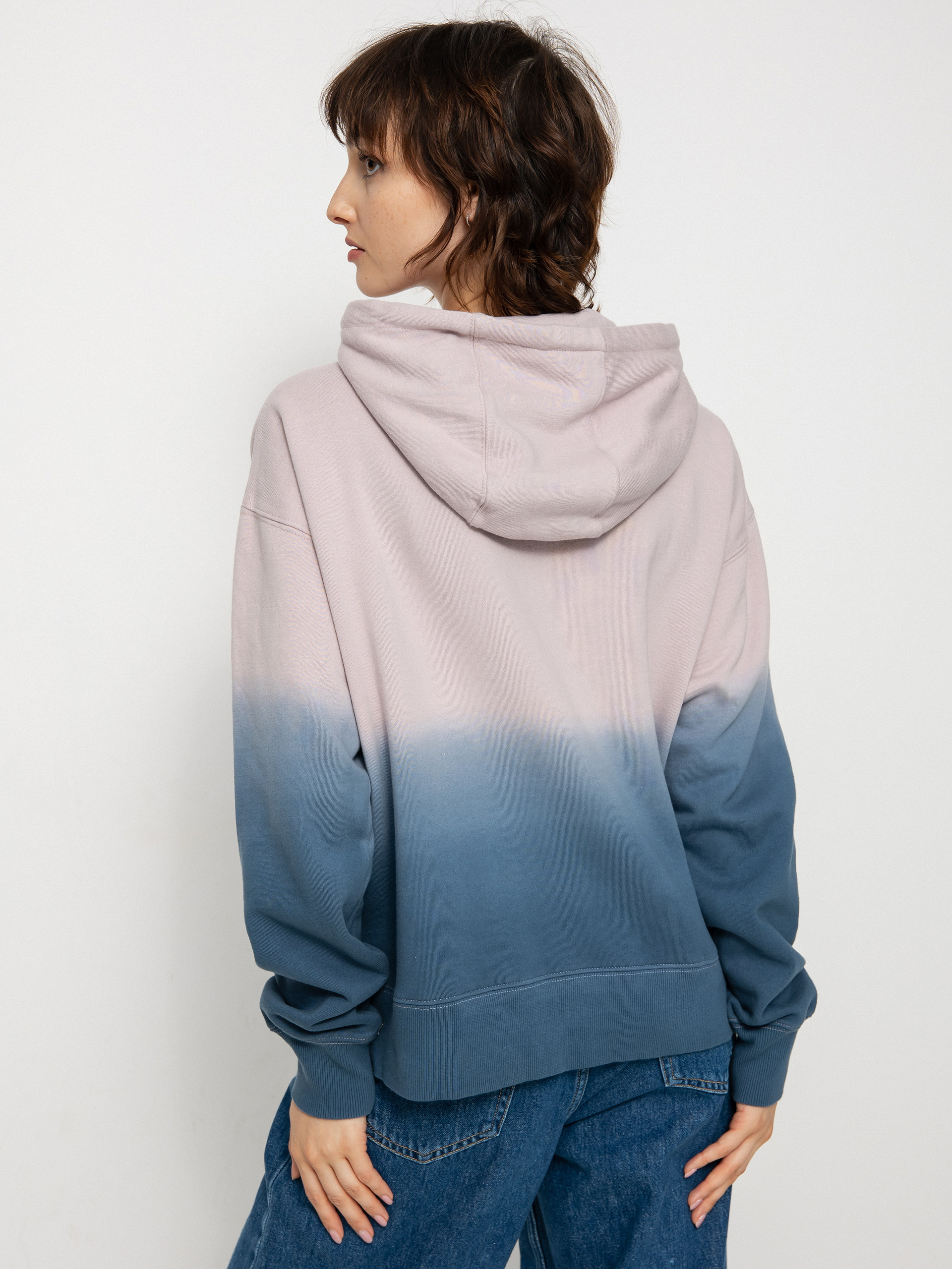 Bluza z kapturem Volcom Vol Peak HD Wmn (petrol blue)