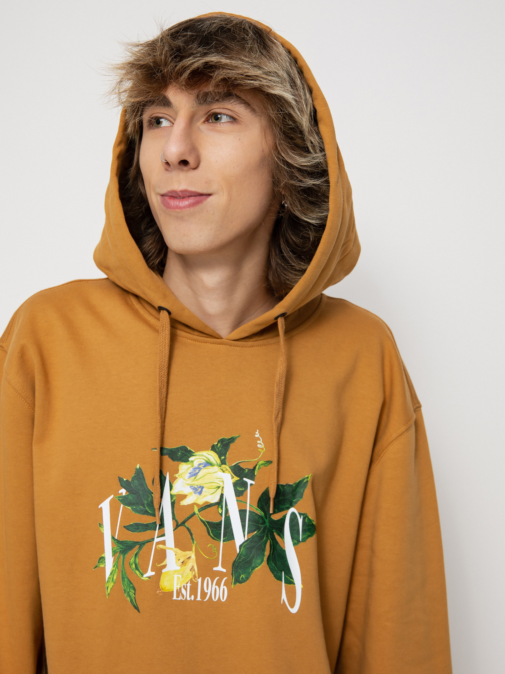 Bluza z kapturem Vans Greener Grounds HD (bone brown)