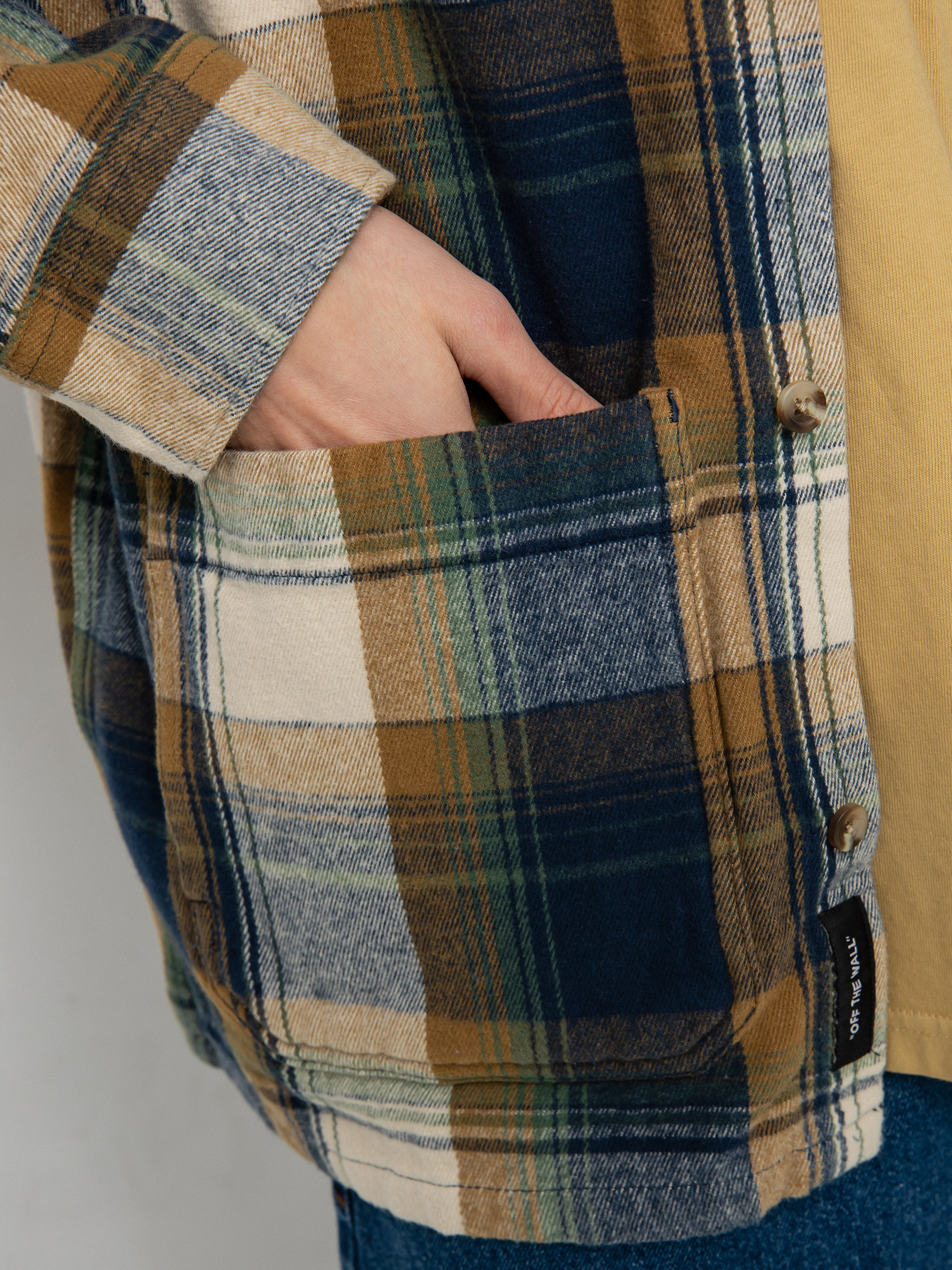 Koszula Vans Saxon (oatmeal/dress blues)