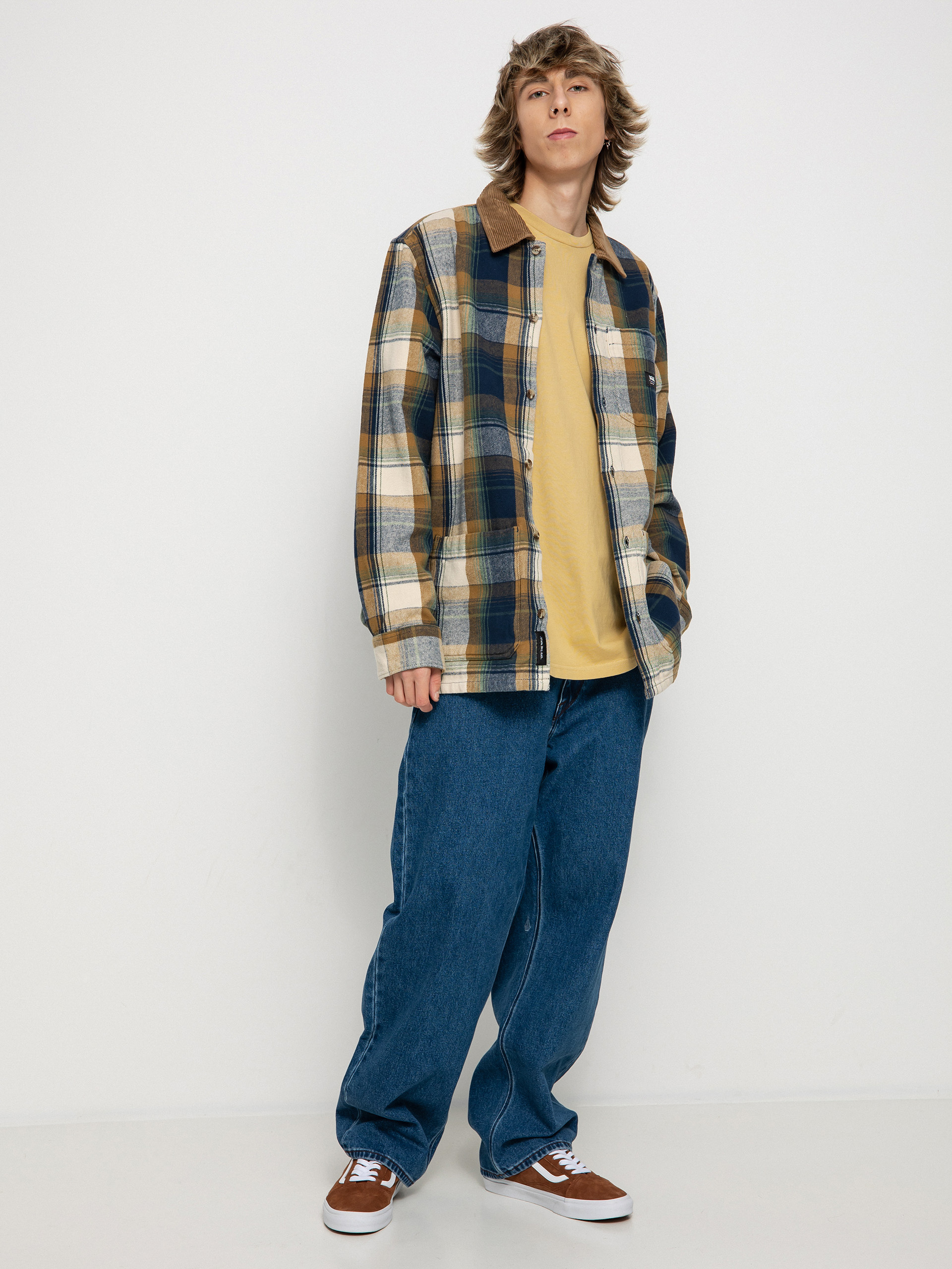 Koszula Vans Saxon (oatmeal/dress blues)