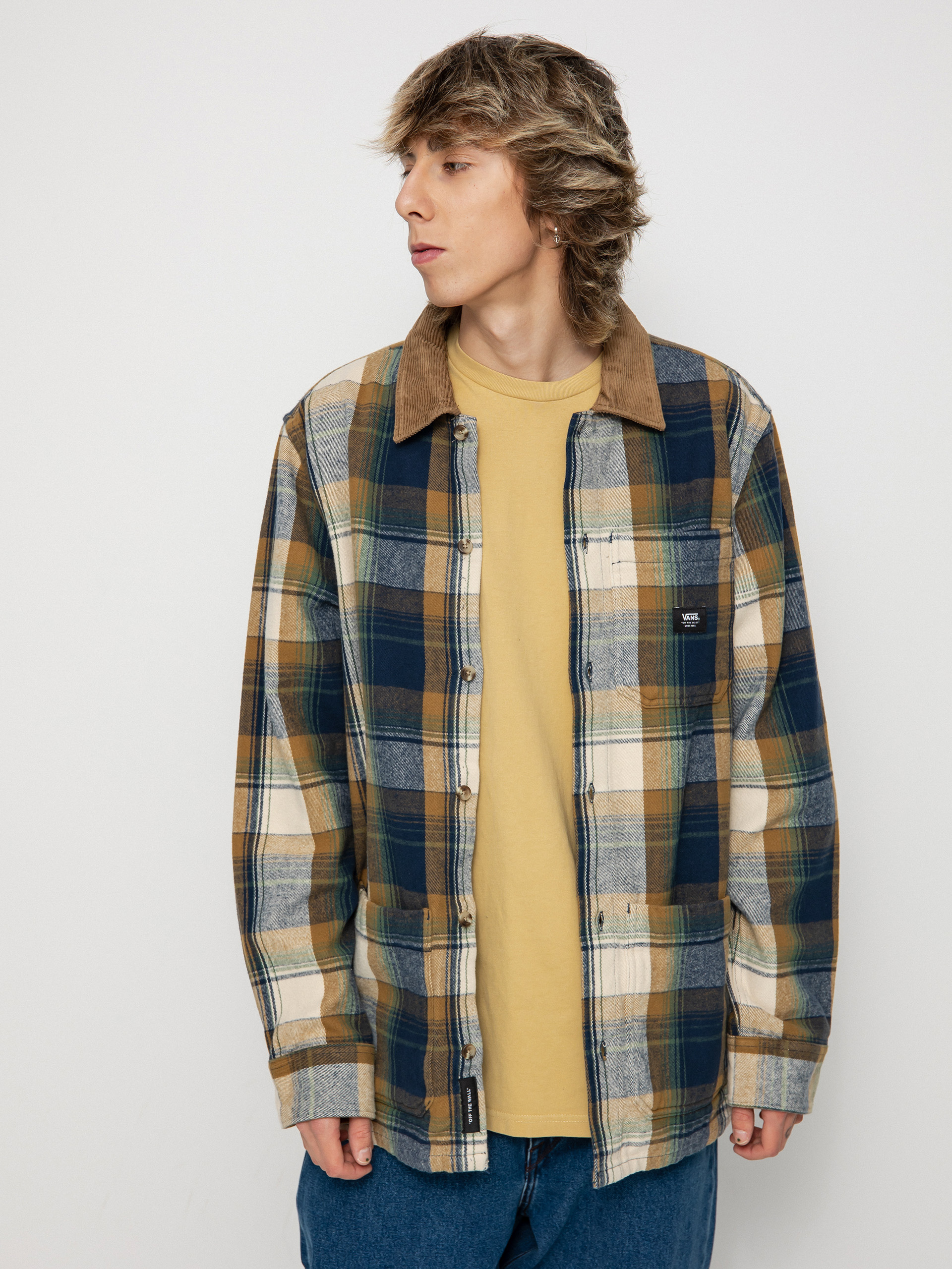 Koszula Vans Saxon (oatmeal/dress blues)