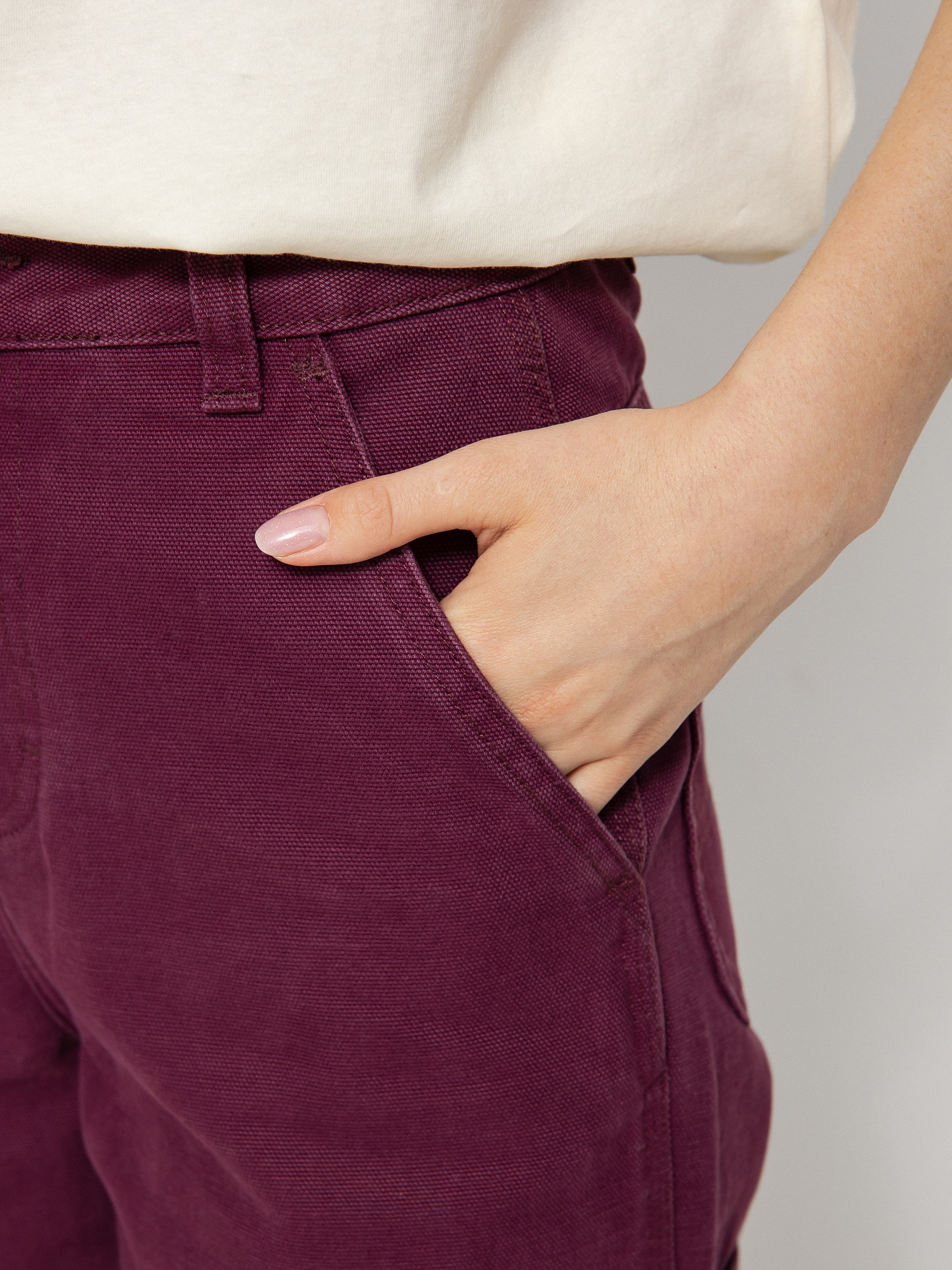 Spodnie Dickies Duck Canvas Wmn (grape wine)