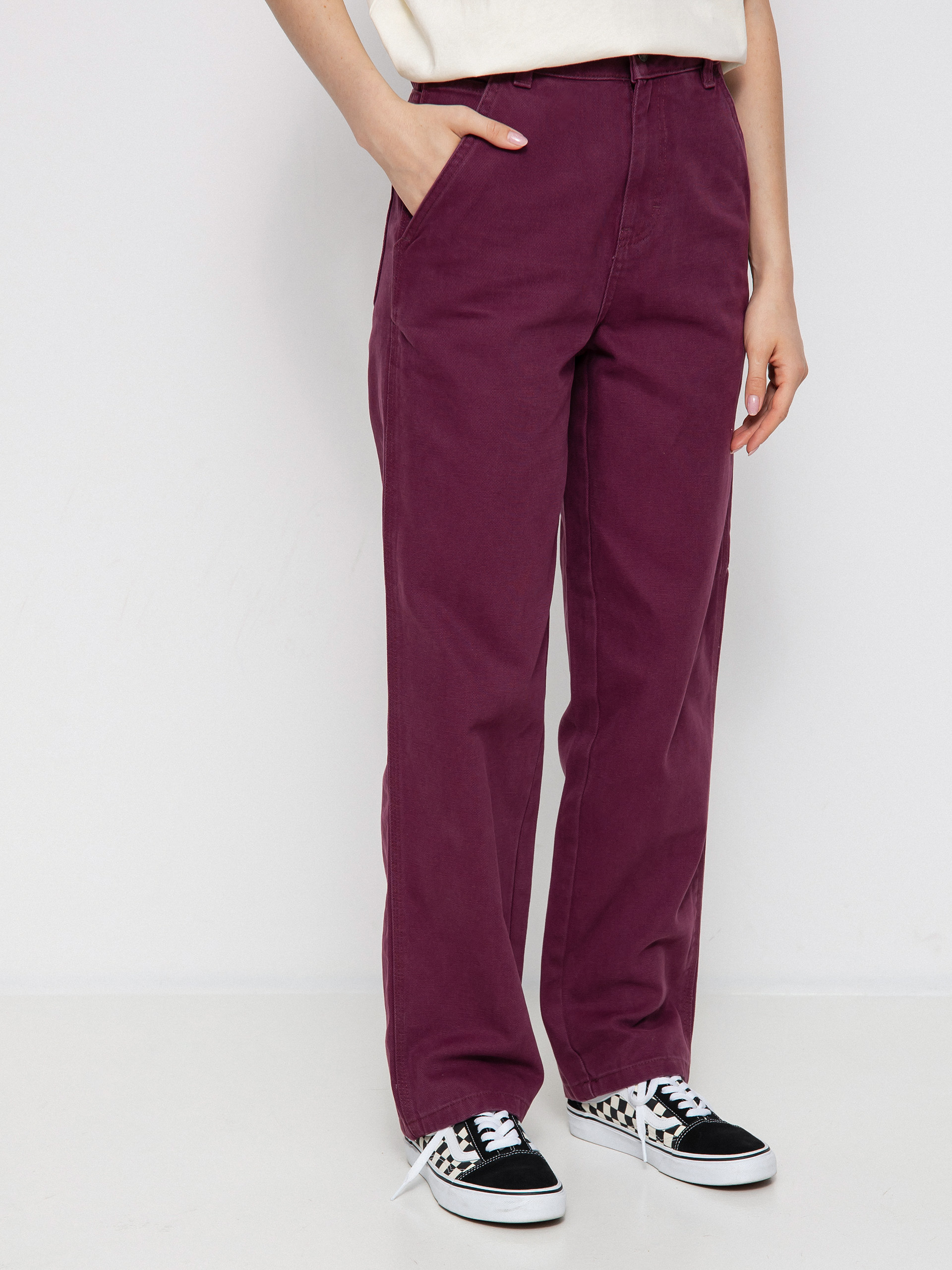Spodnie Dickies Duck Canvas Wmn (grape wine)
