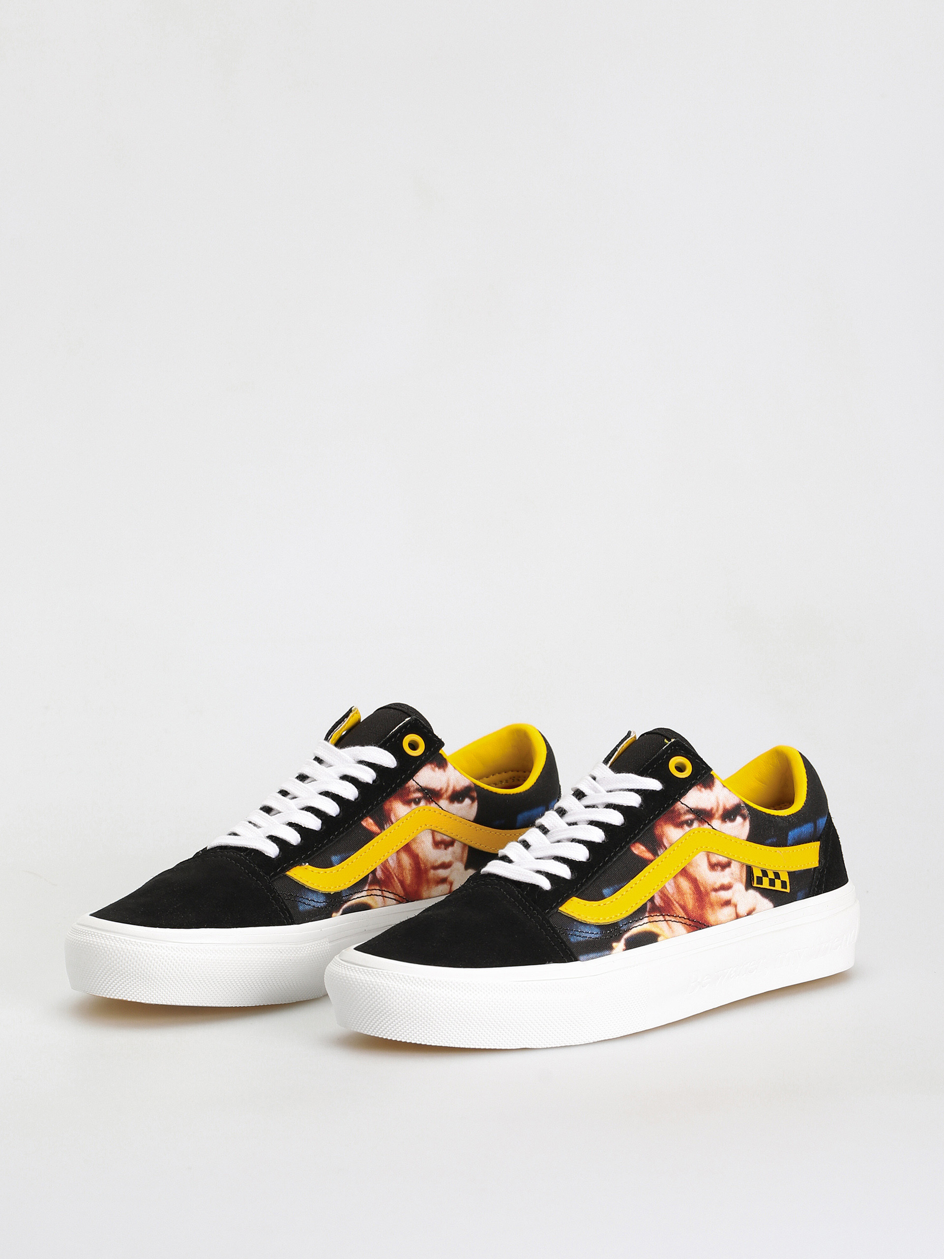 Buty Vans Skate Old Skool (bruce lee black/yellow)