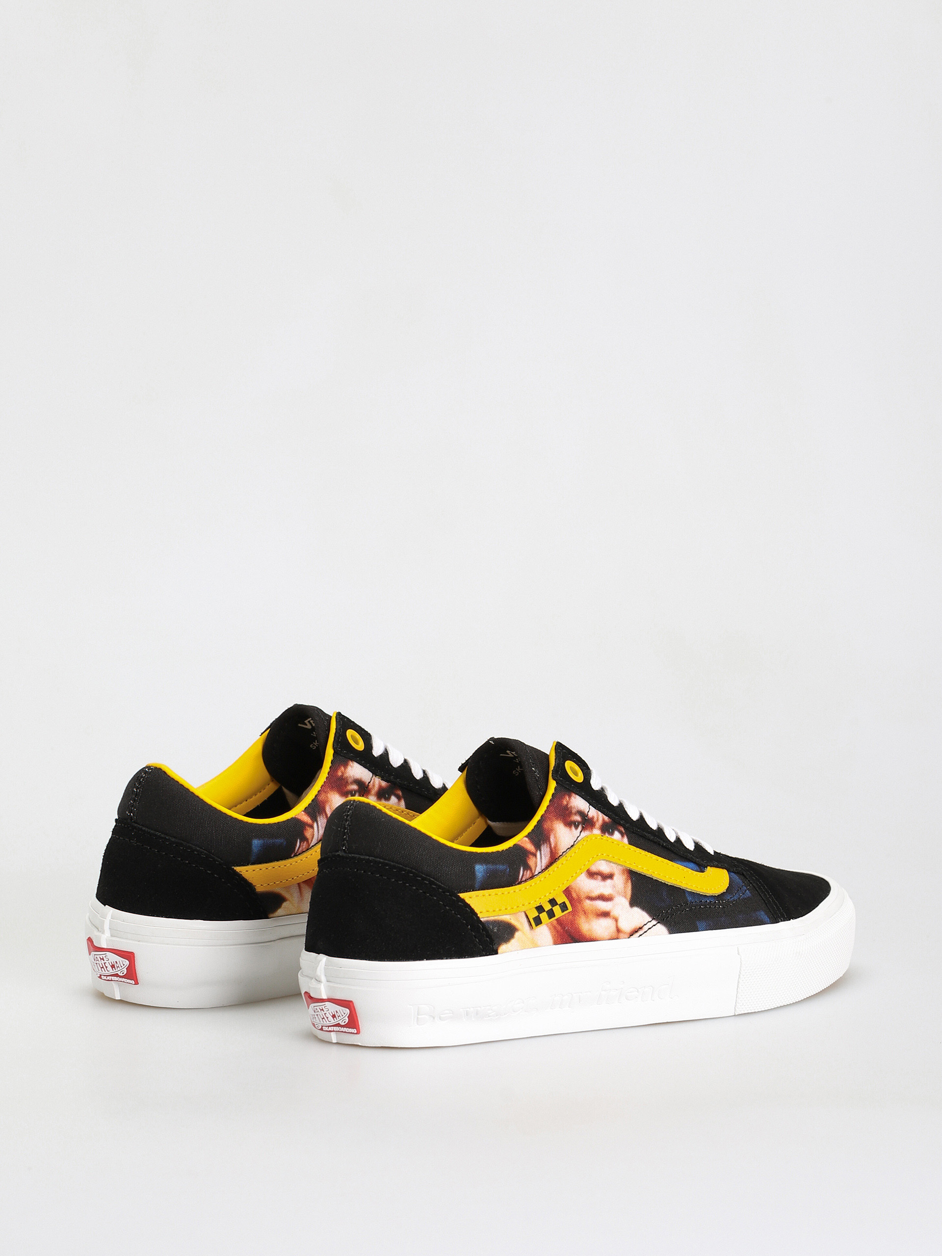 Buty Vans Skate Old Skool (bruce lee black/yellow)