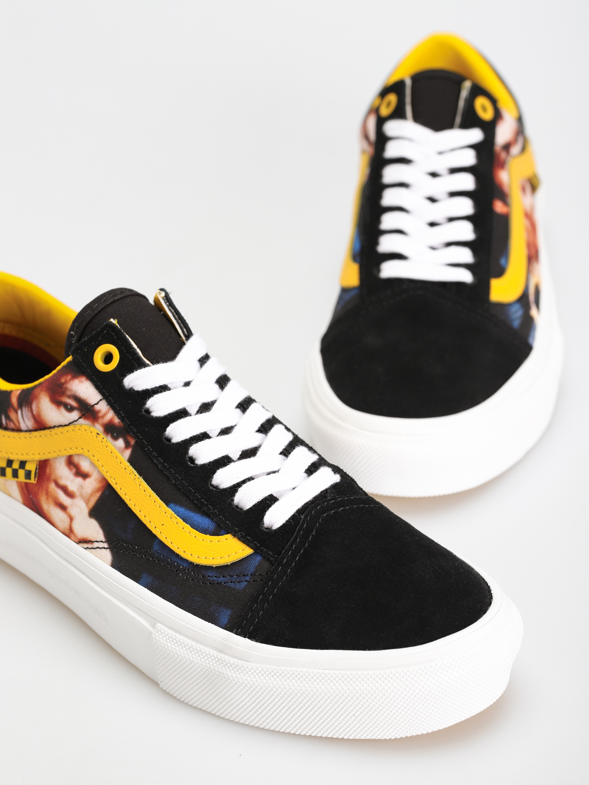 Buty Vans Skate Old Skool (bruce lee black/yellow)