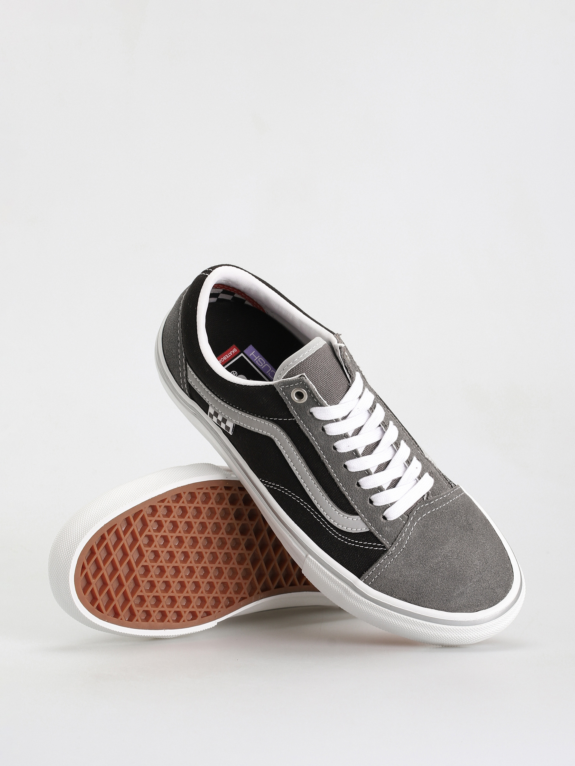 Buty Vans Skate Old Skool (reflective black/grey)