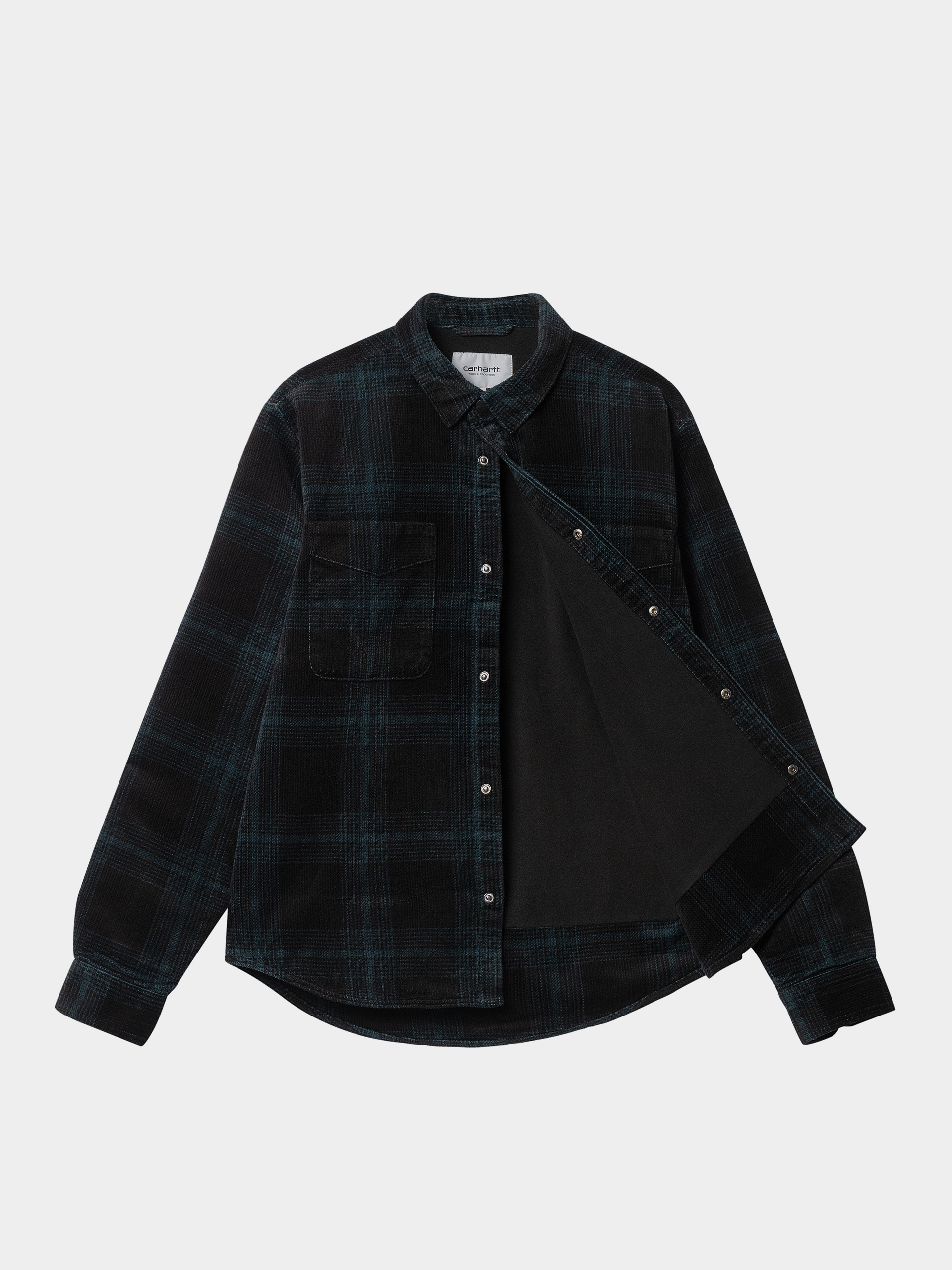 Kurtka Carhartt WIP Ginnis (ginnis check/deep teal)
