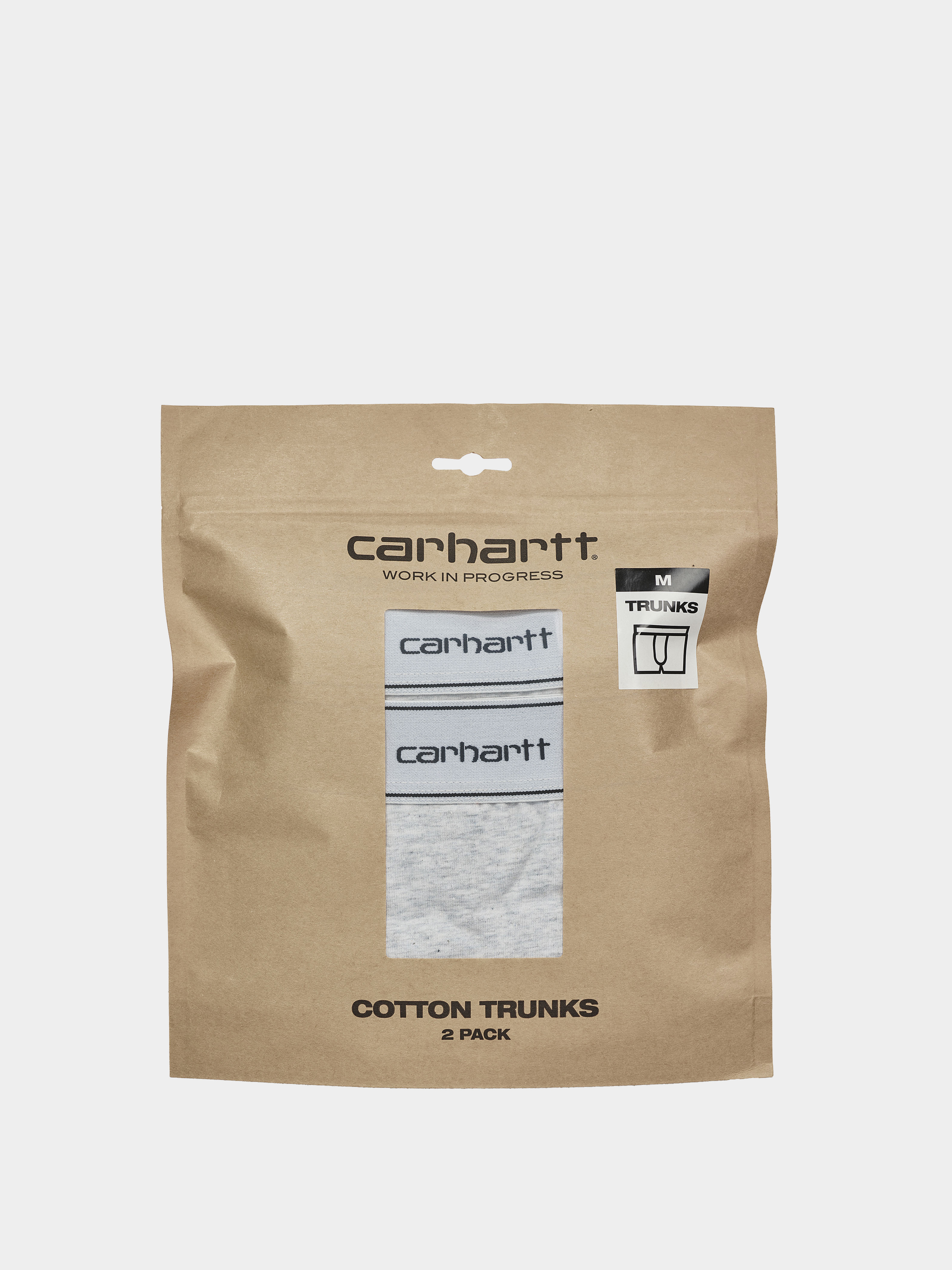Bokserki Carhartt WIP Cotton Trunks (ash heather/ash heather)