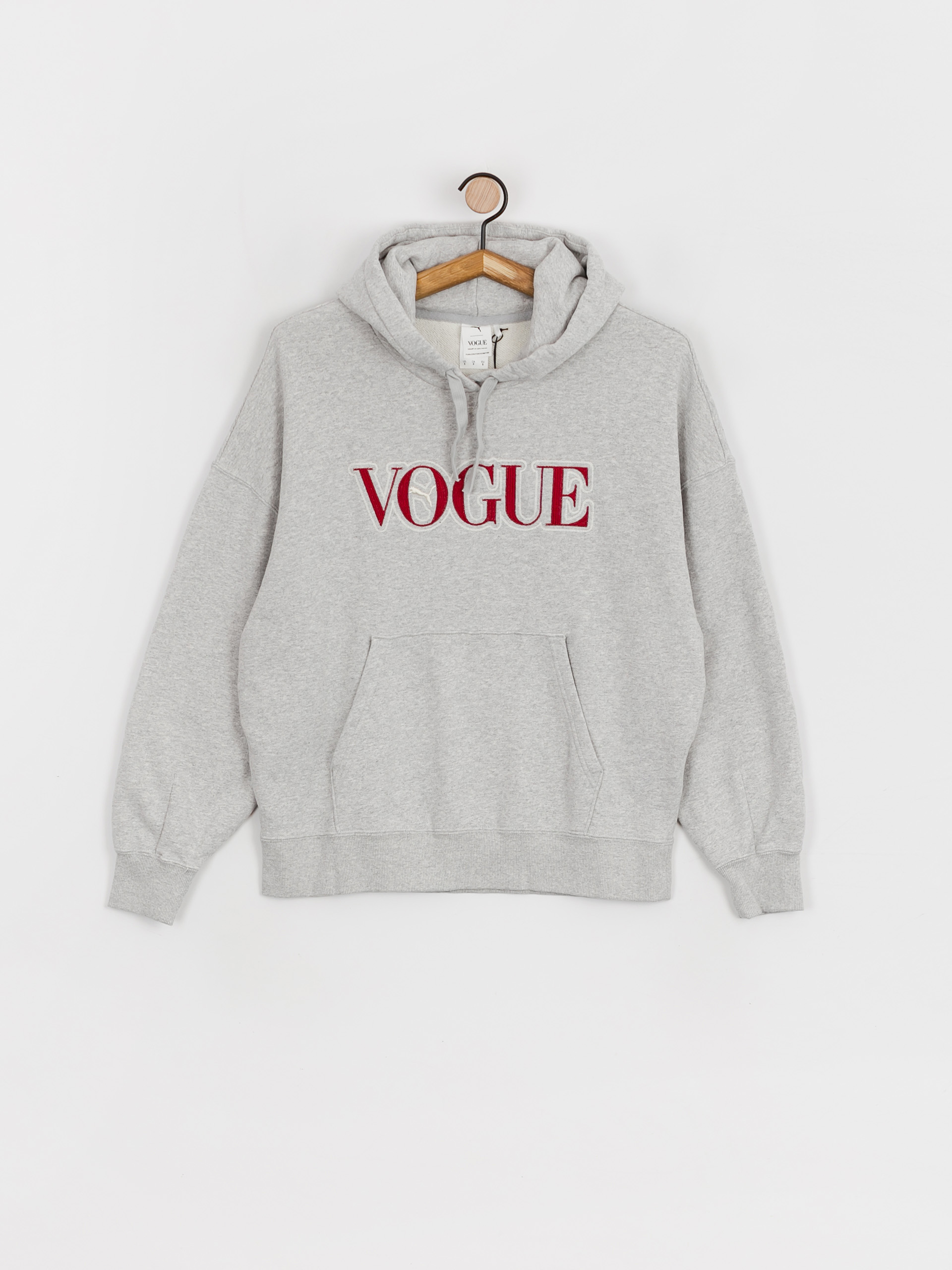 Bluza z kapturem Puma X Vogue Oversized HD Wmn (light gray heather)