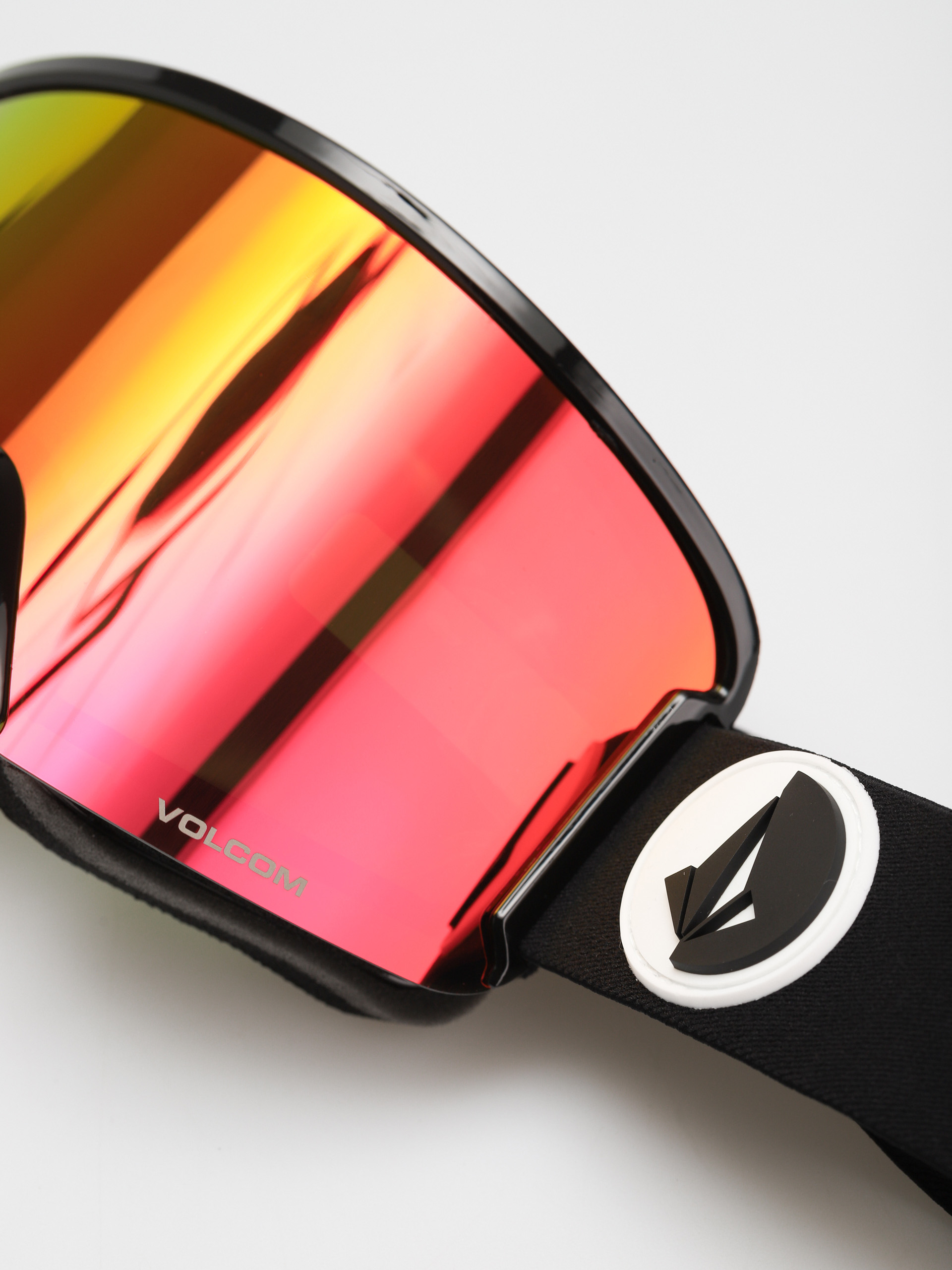 Gogle Volcom Garden (gloss black red chrome)