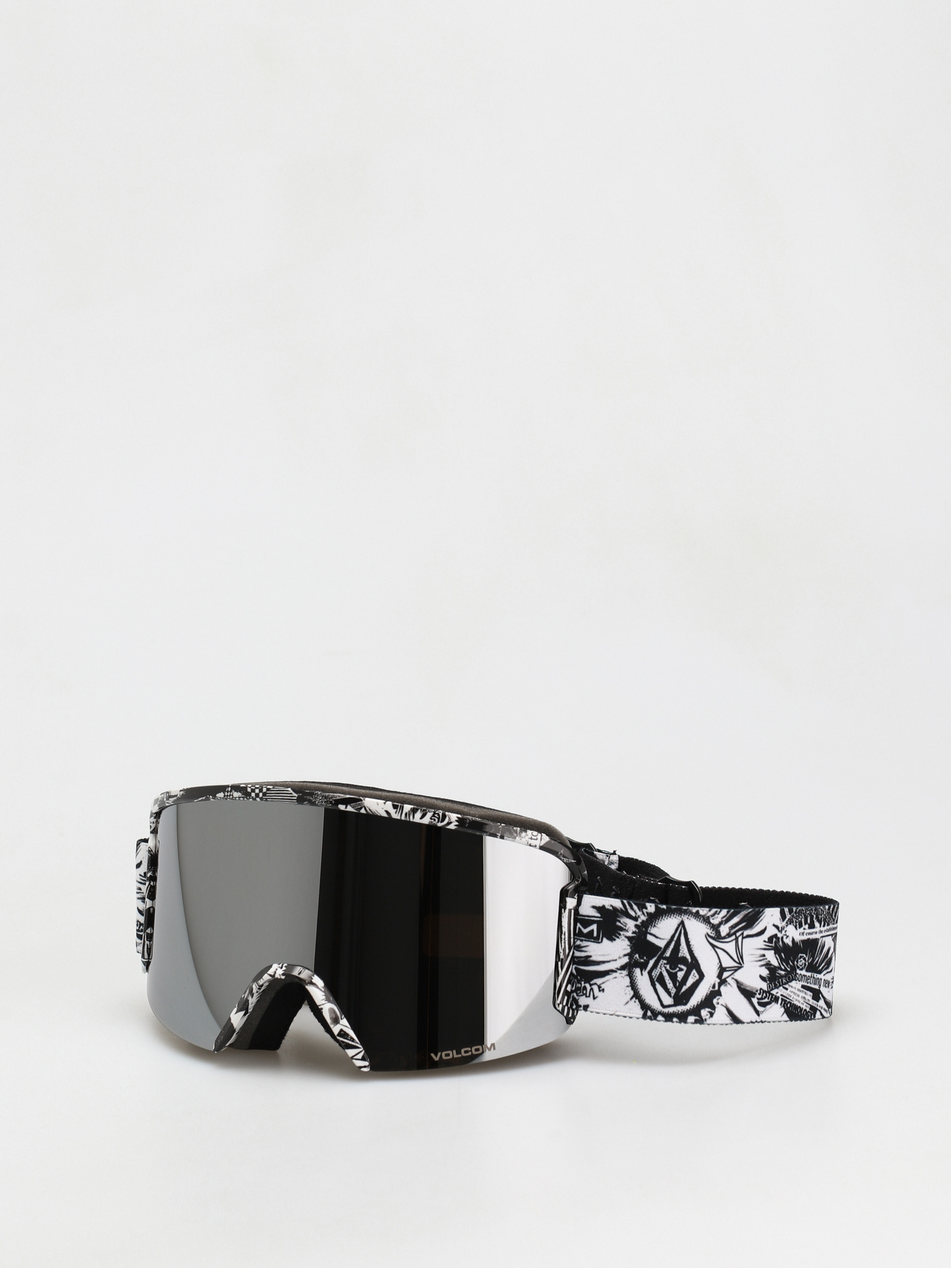 Gogle Volcom Garden (op art silver chrome)