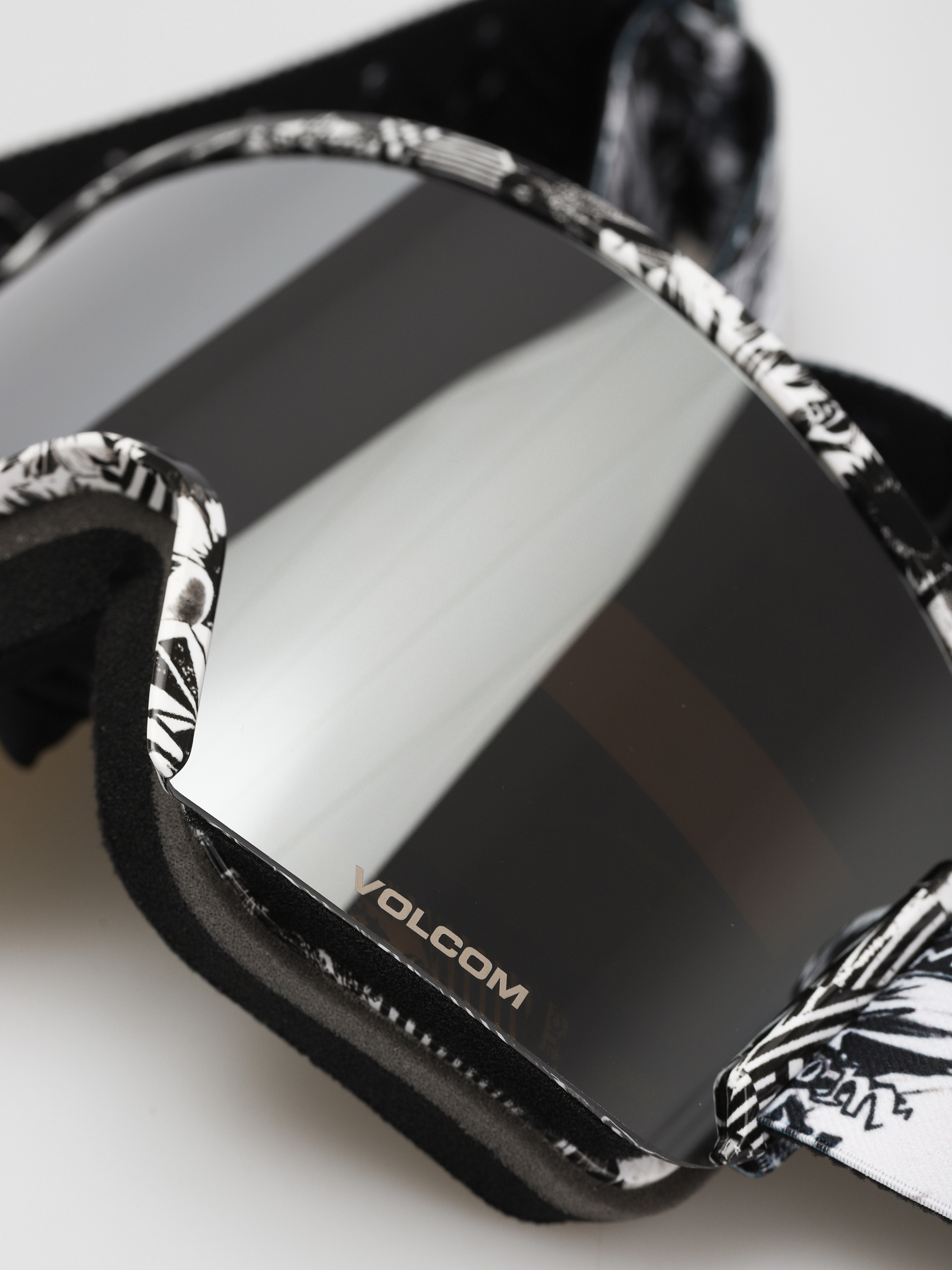 Gogle Volcom Garden (op art silver chrome)