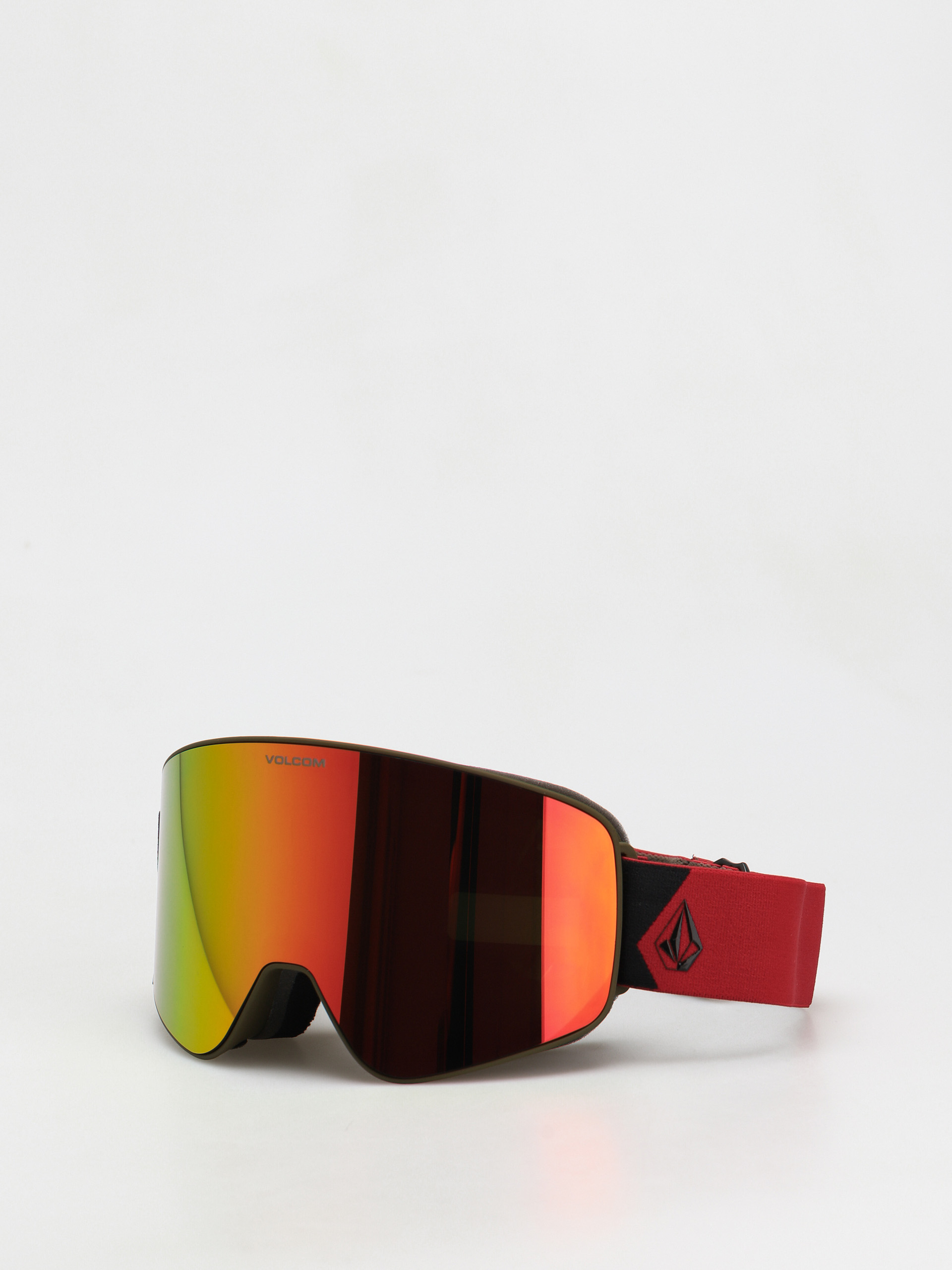 Gogle Volcom Odyssey (charamel/red red chrome)