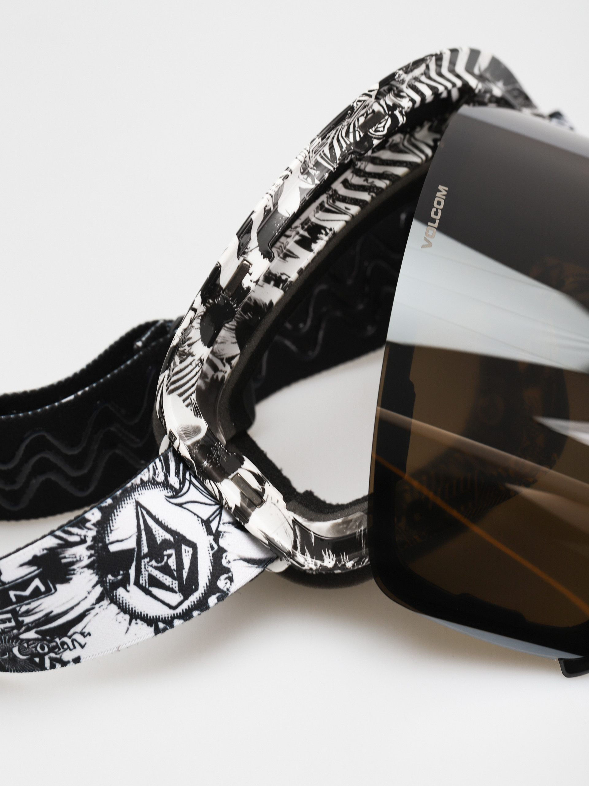 Gogle Volcom Odyssey - srebrny (op art silver chrome)