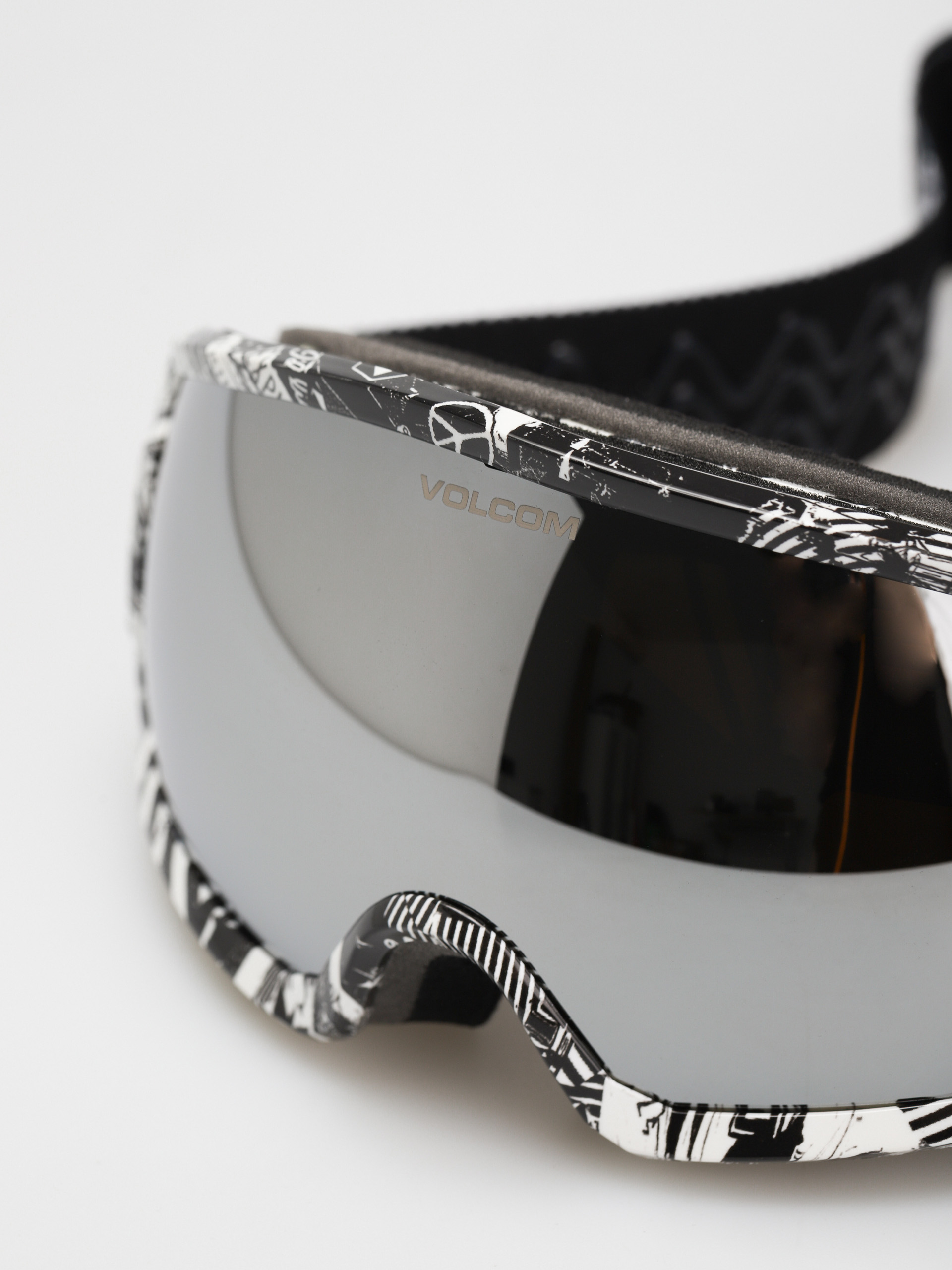 Gogle Volcom Migrations (op art silver chrome)