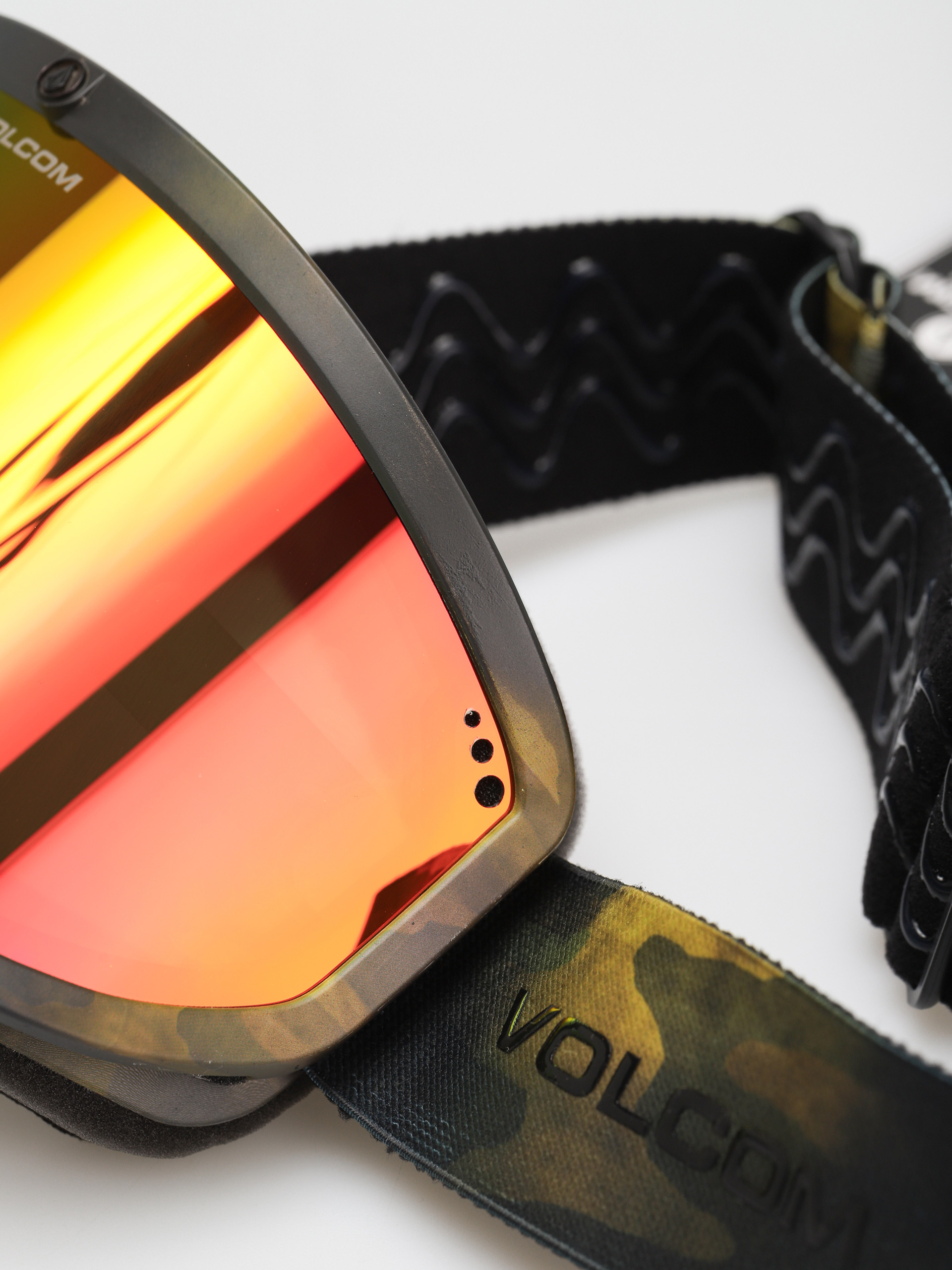 Gogle Volcom Footprints (camo red chrome)
